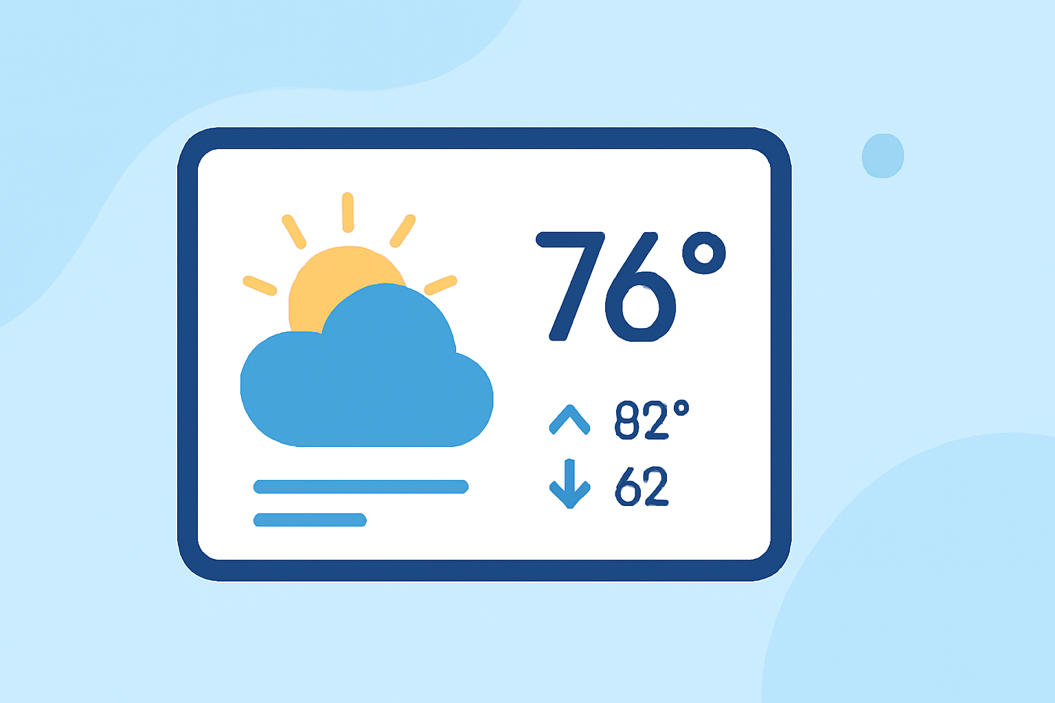 Glanceable Weather Widgets Tutorial for Outdoor Enthusiasts