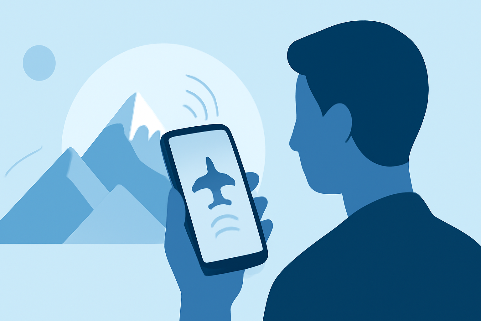 Navigating Quick Turbulence Over Mountains on Your Phone