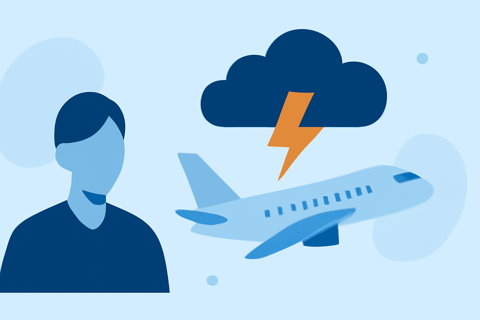 Managing Turbulence Near Thunderstorms During Business Travel