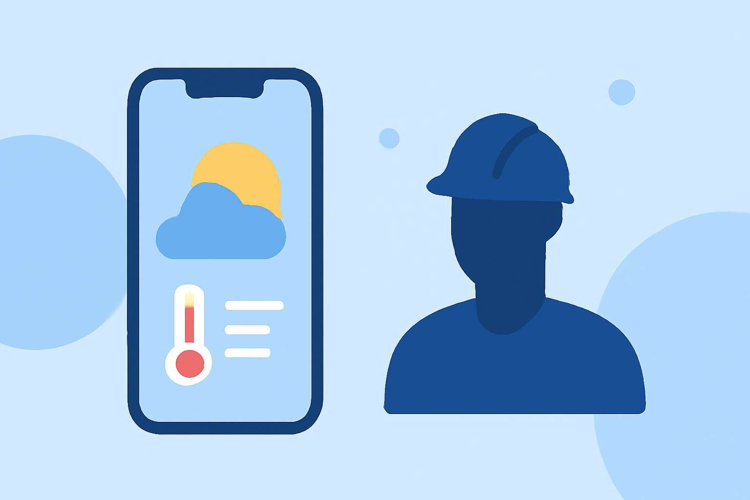Weather Insights for Outdoor Construction Planning on iPhone