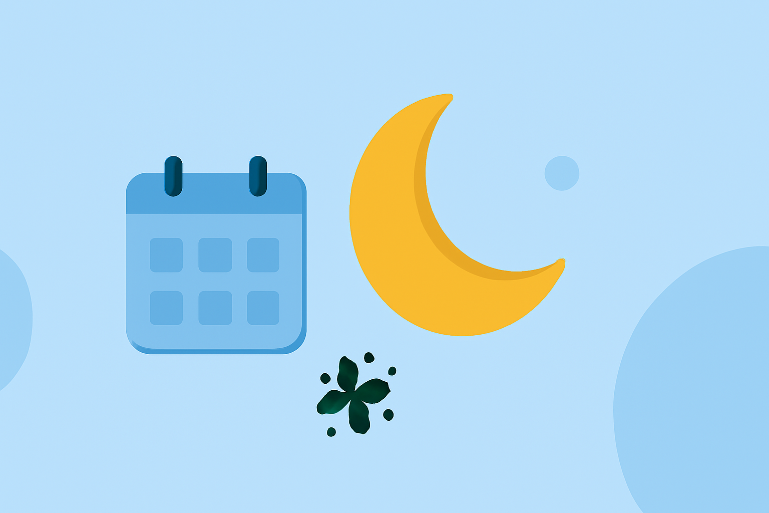 Easy Moonrise and Moonset Times During Pollen Season