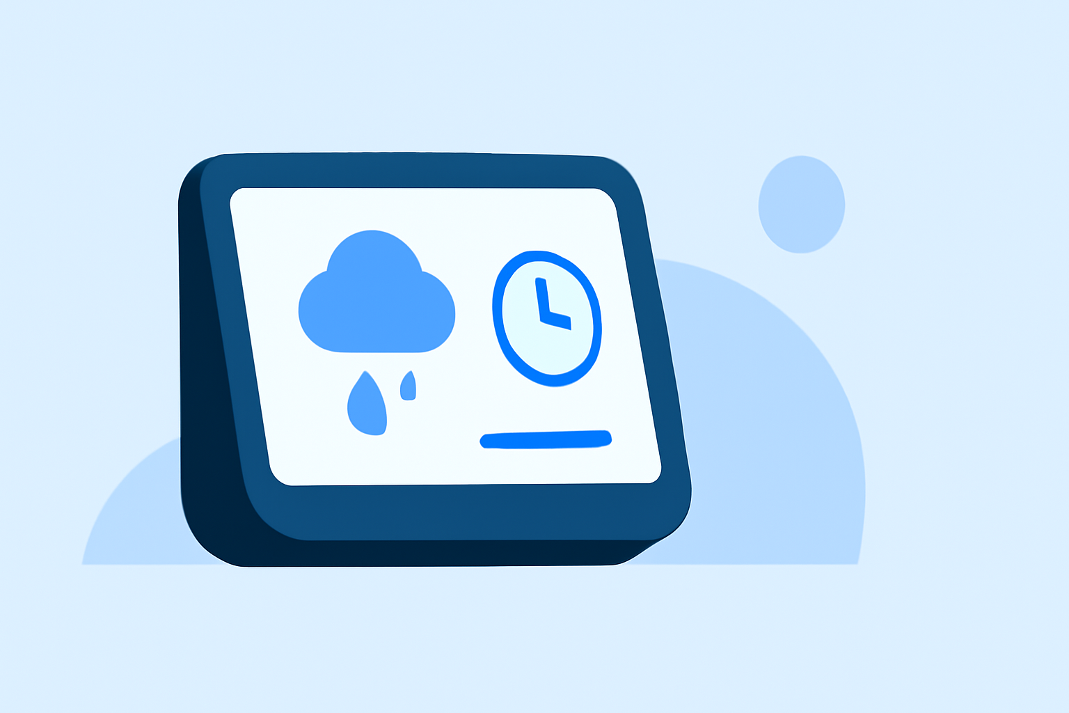 Understanding 'Rain Stop Time' on Smart Displays