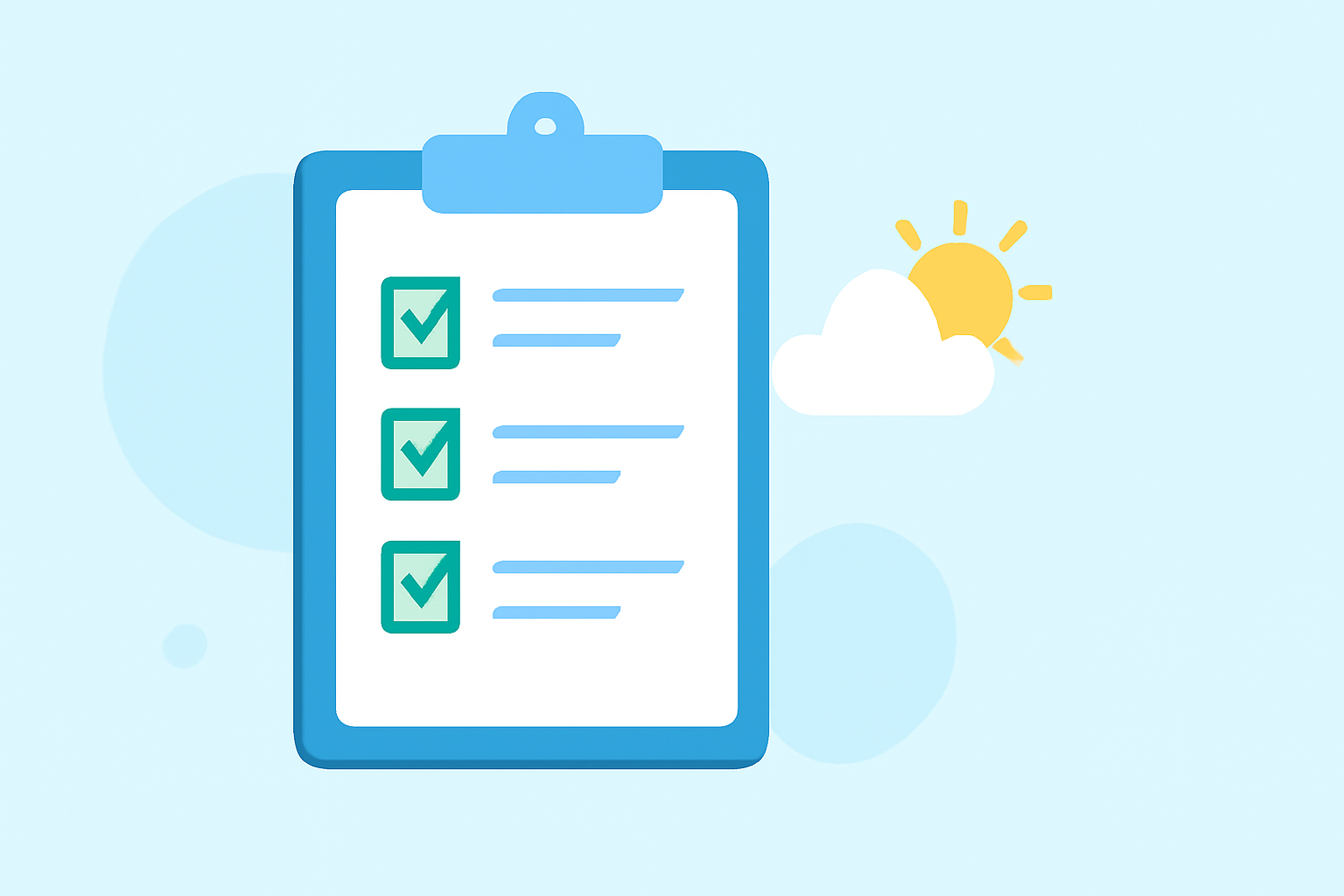 Crafting a Monthly Weather Trends Checklist from Scratch