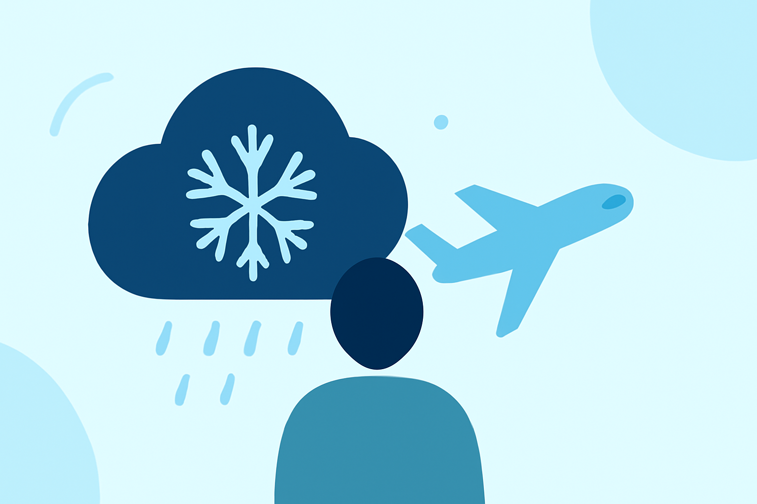 Navigating Quick Freezing Rain and Flights Step by Step