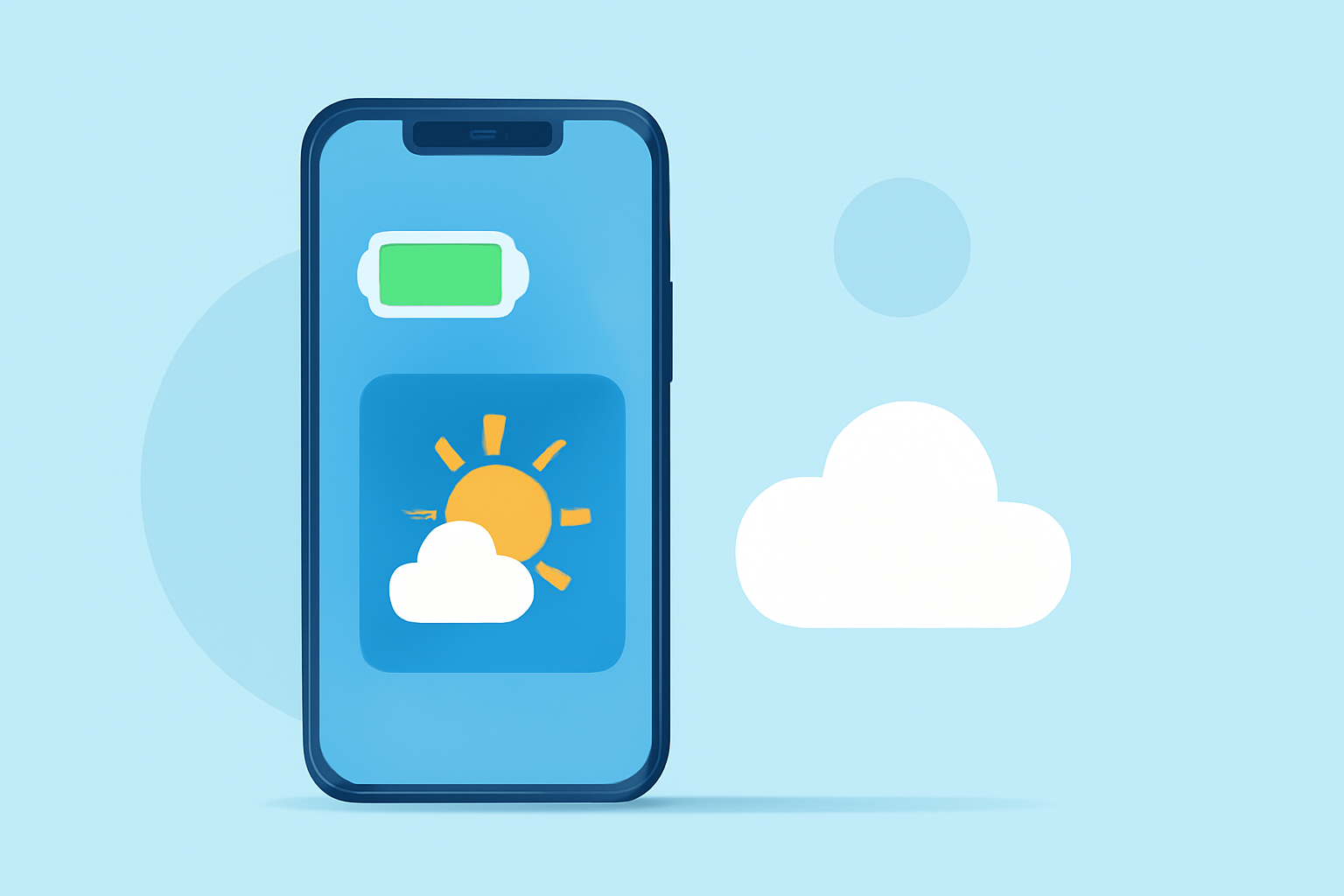 Optimizing iPhone Battery Life with Weather Widgets