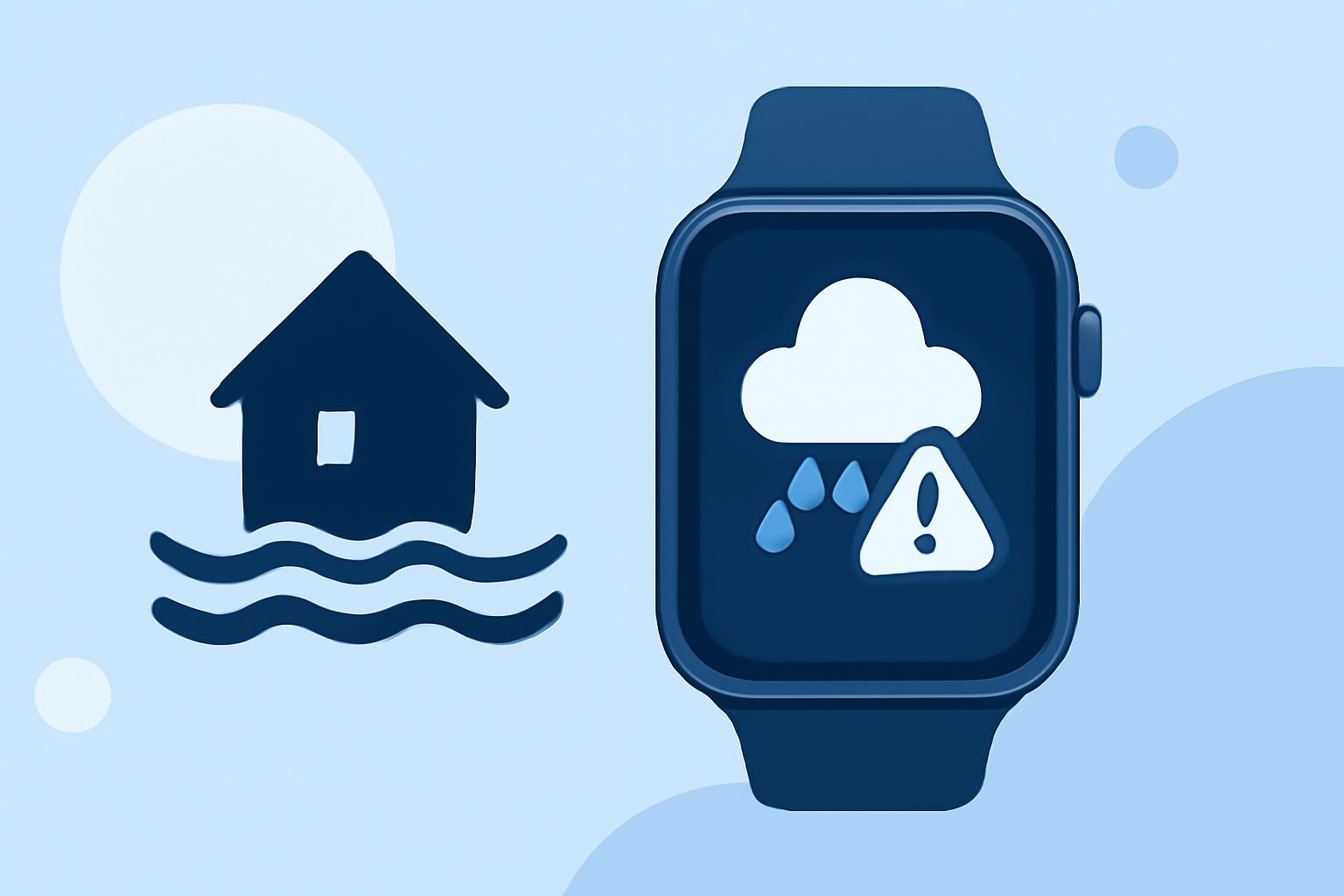 Flood Alerts Cheat Sheet on Apple Watch