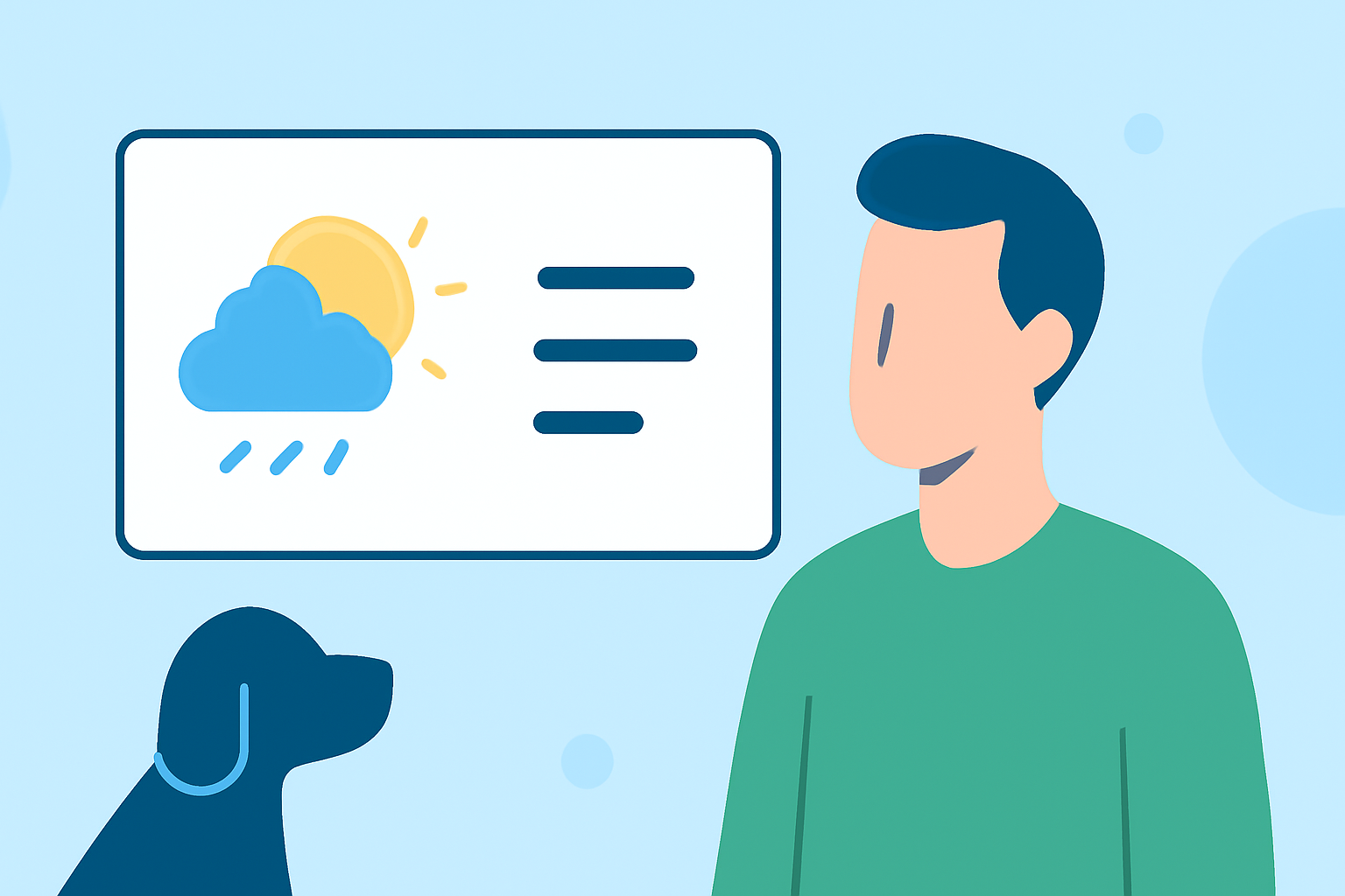 Weather Morning Briefing Tutorial for Pet Owners