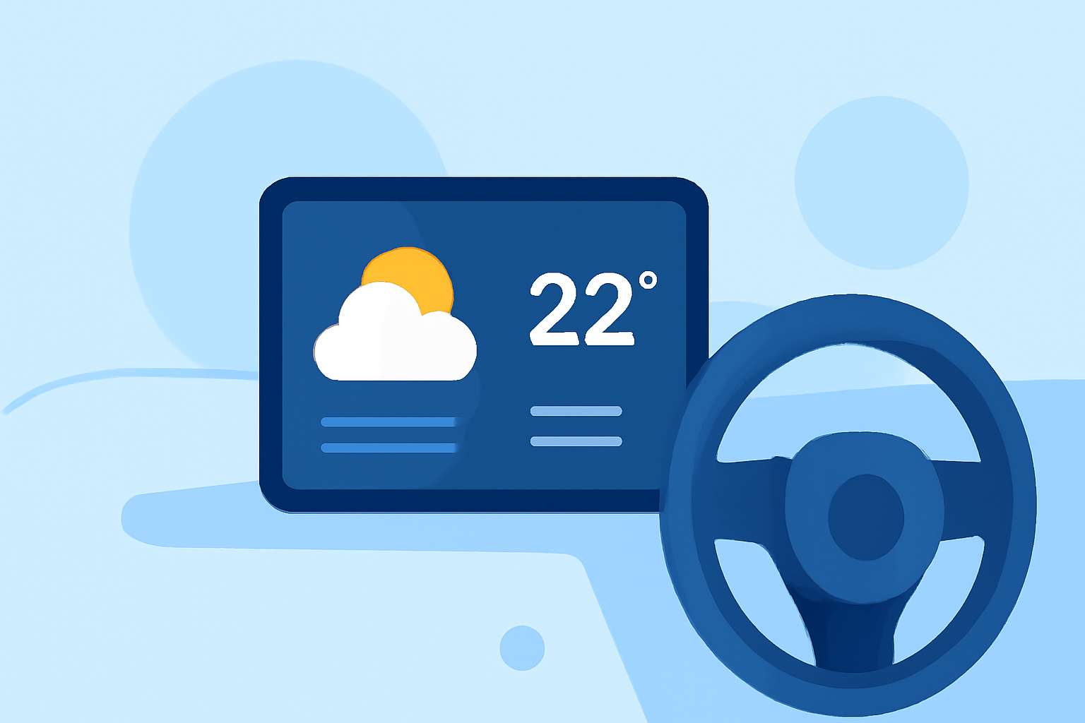 Medium Weather Widgets Explained in Cars