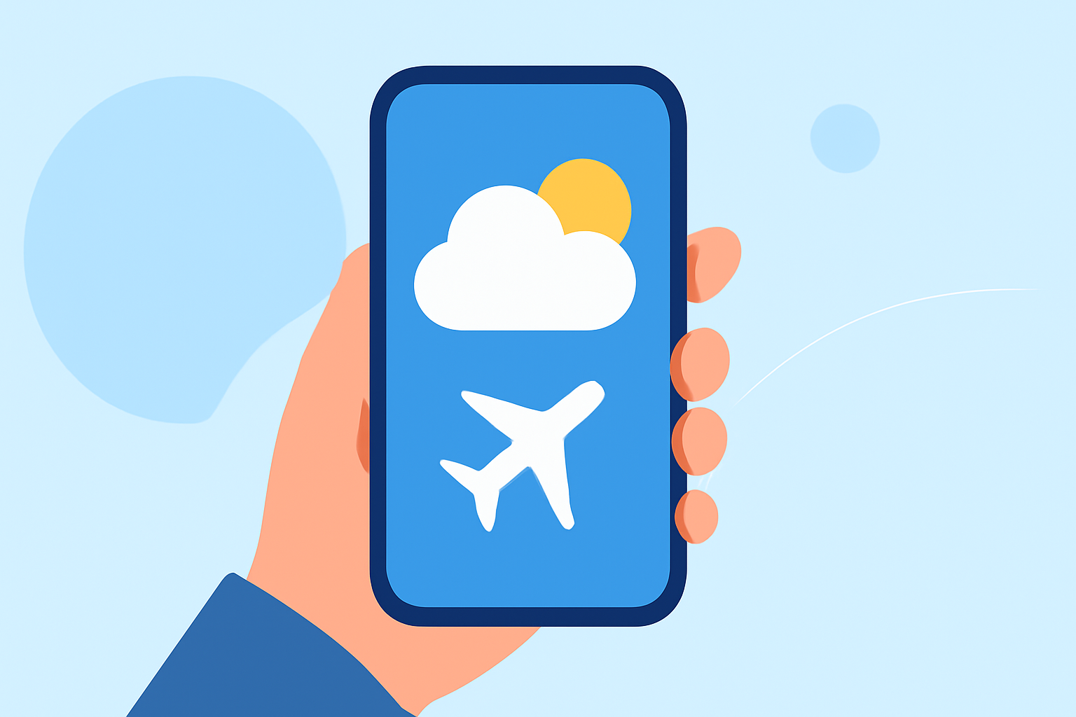Managing Flight Delays and Weather Disruptions on Your Phone