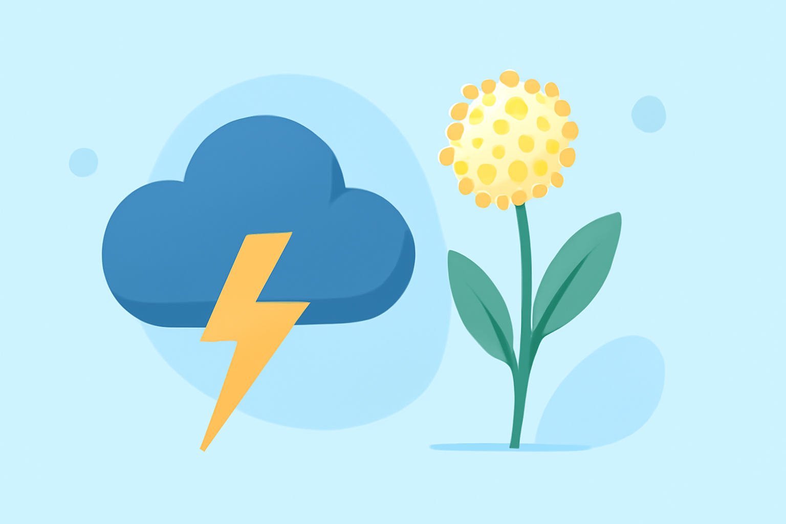Thunderstorm Preparation Step by Step During Pollen Season