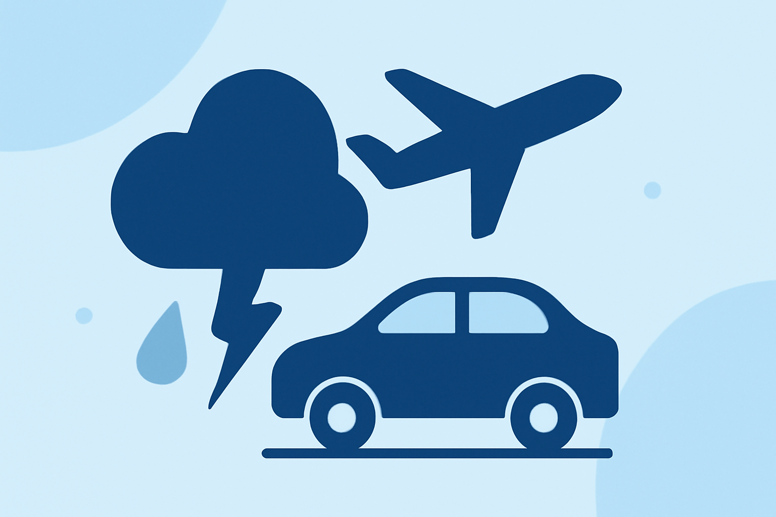 Understanding Weather-Related Delays in Road and Air Travel