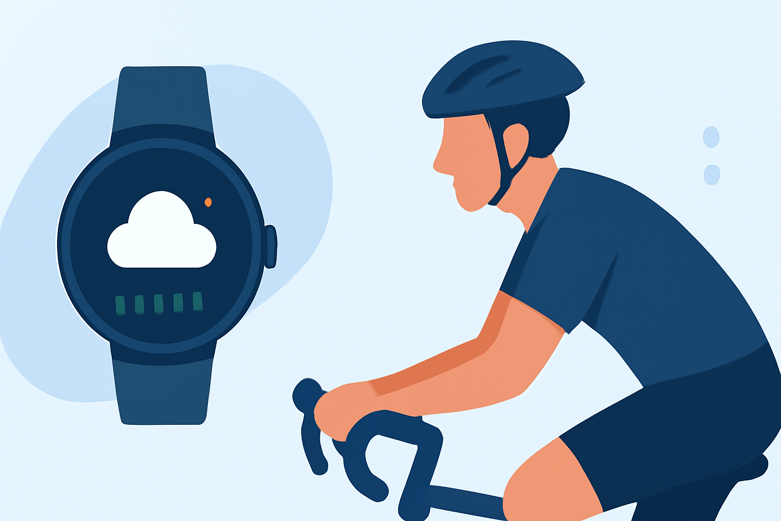 Cycling Air Quality Workflow on Wear OS: Enhancing Your Ride with Real-Time Data