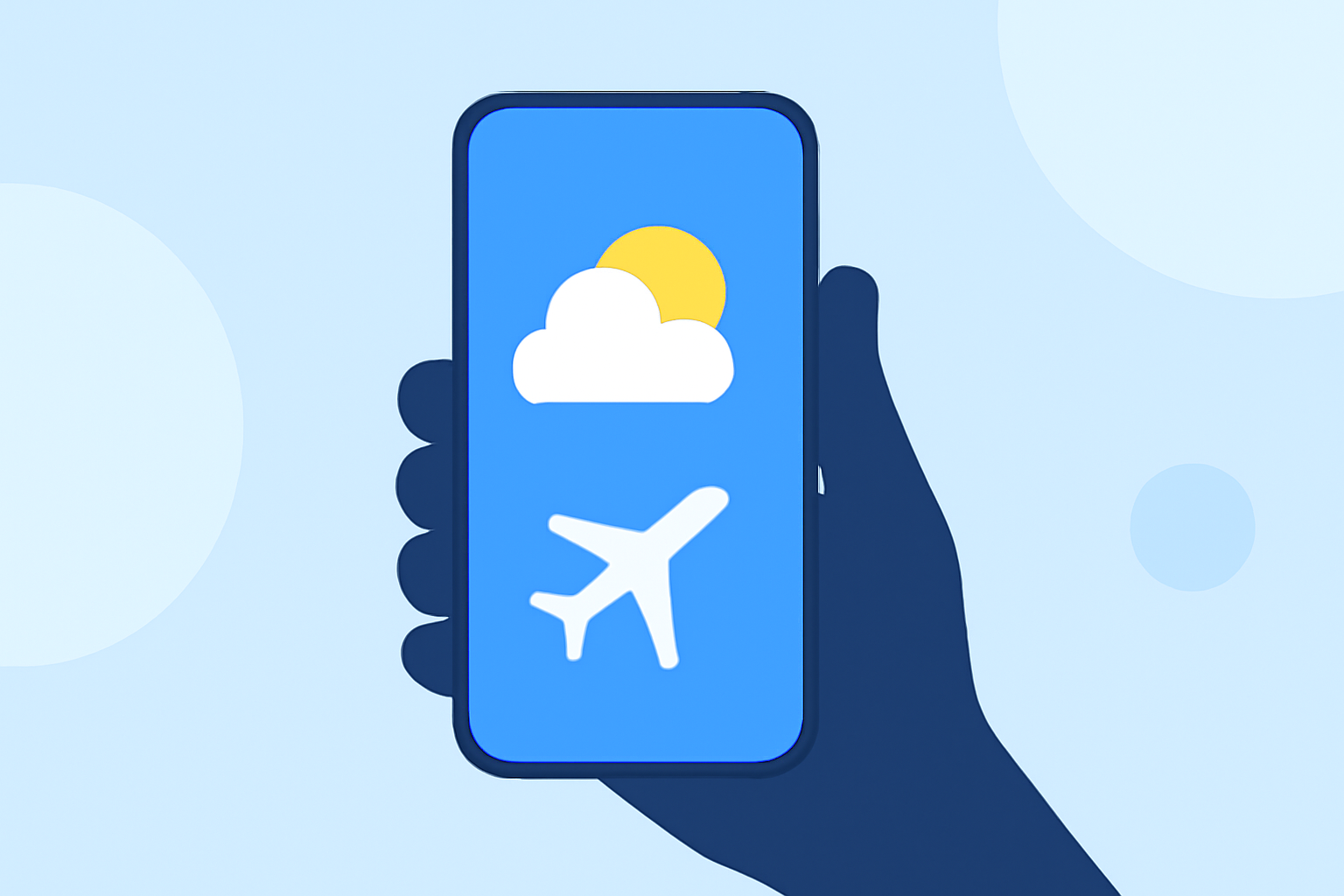 How to Check Weather on Your Phone Before Your Flight