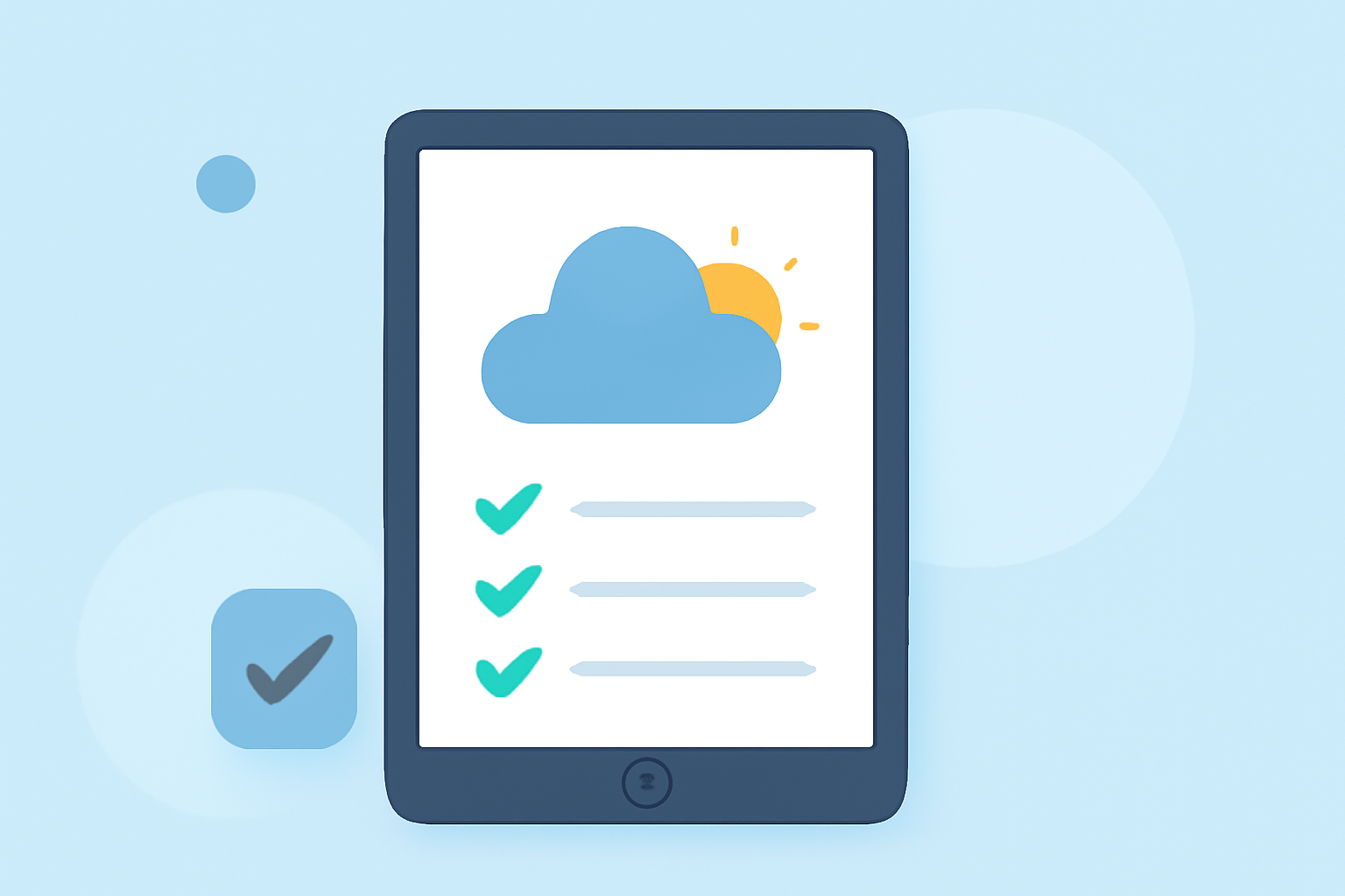 Weather for Car Rentals: Essential Checklist on iPad