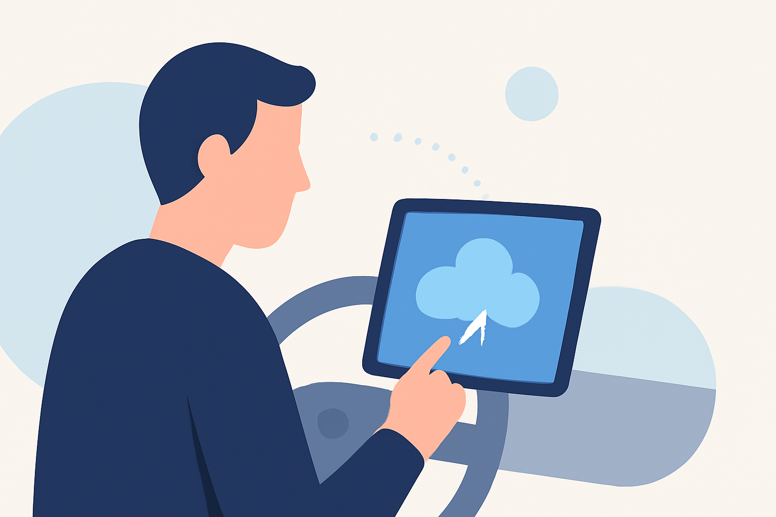 Cloud Cover Forecast Workflow in the Car