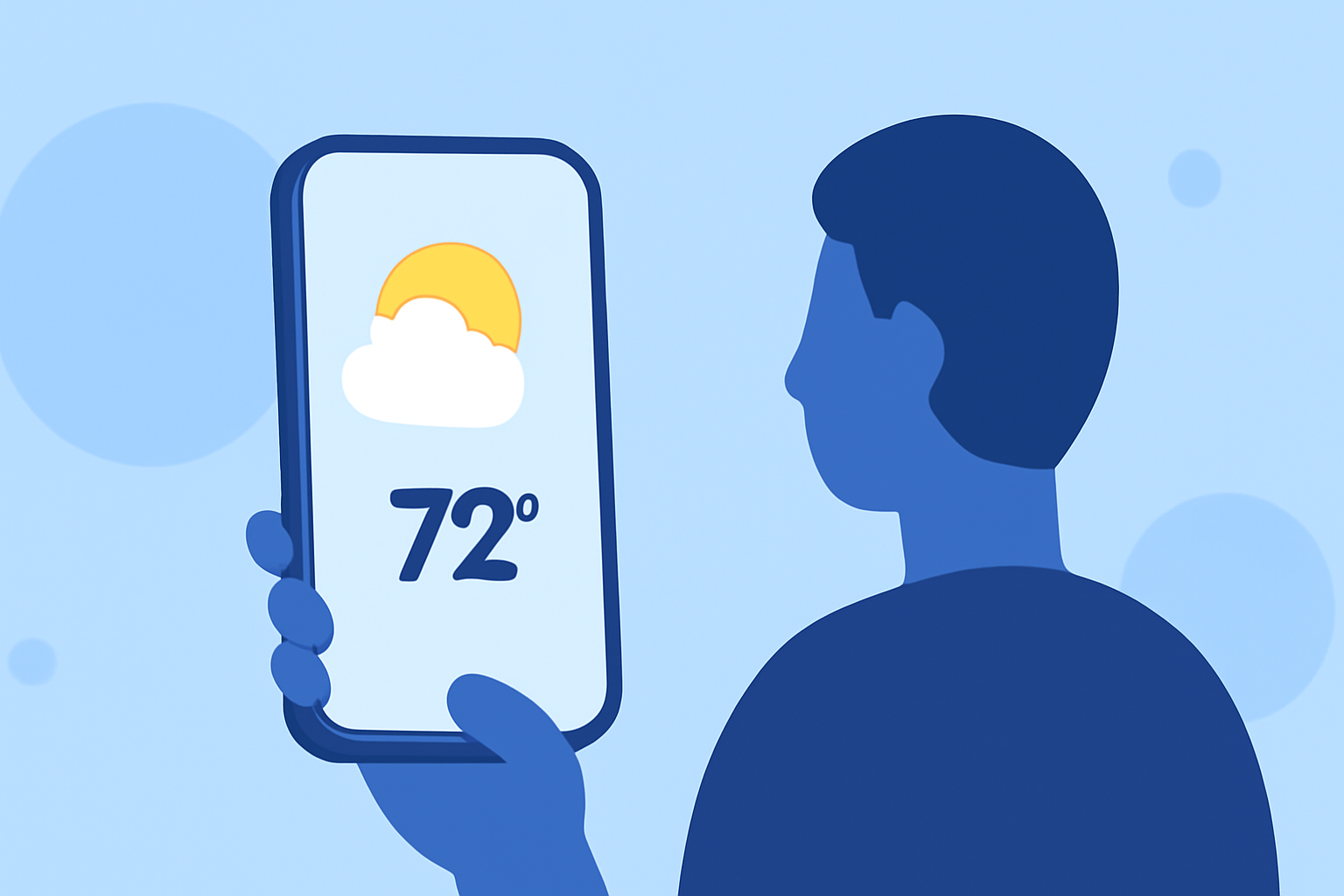 Easy Weather for School Pickup on Android