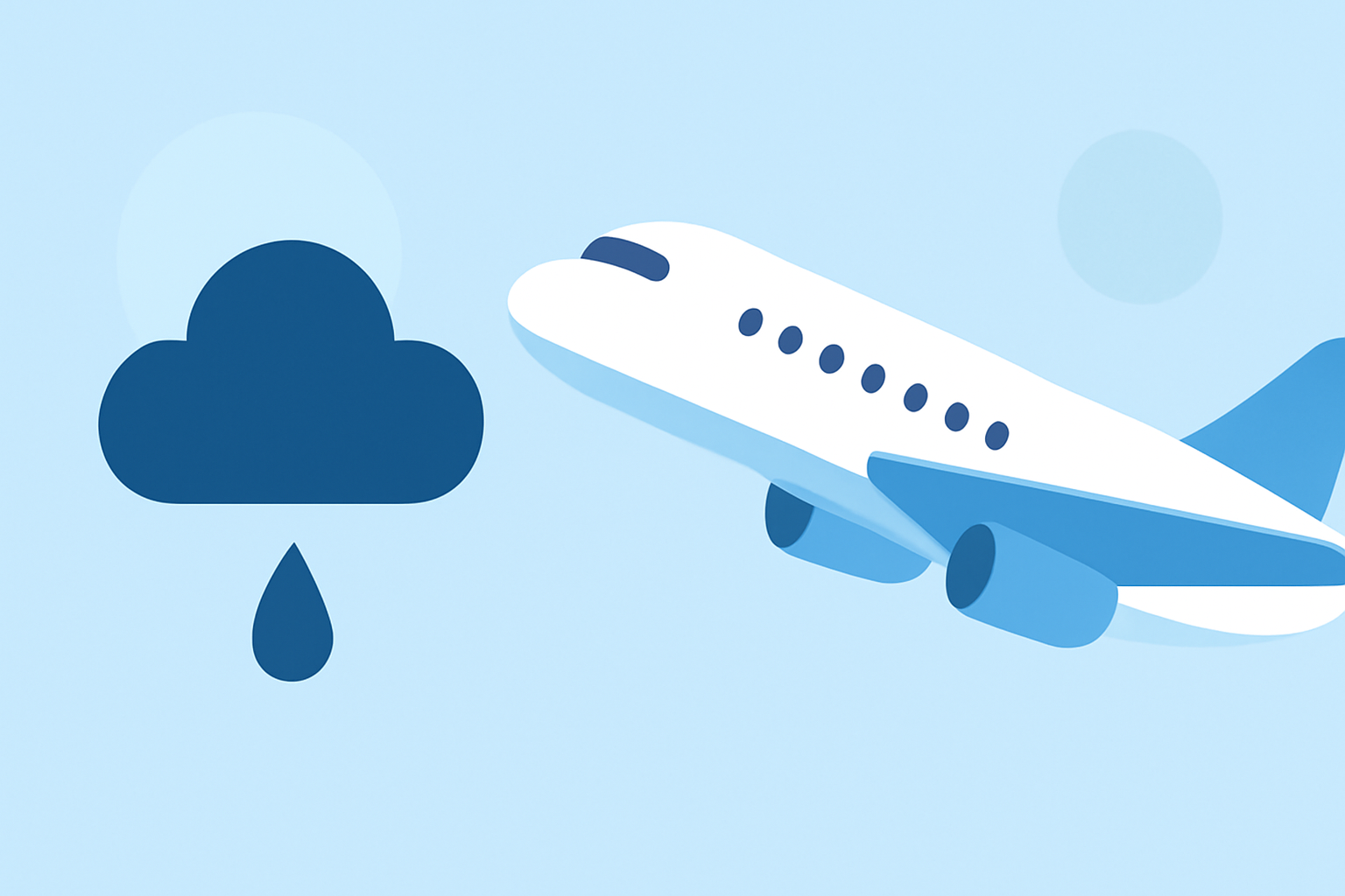 Understanding Rain Delays for Long-Haul Flights