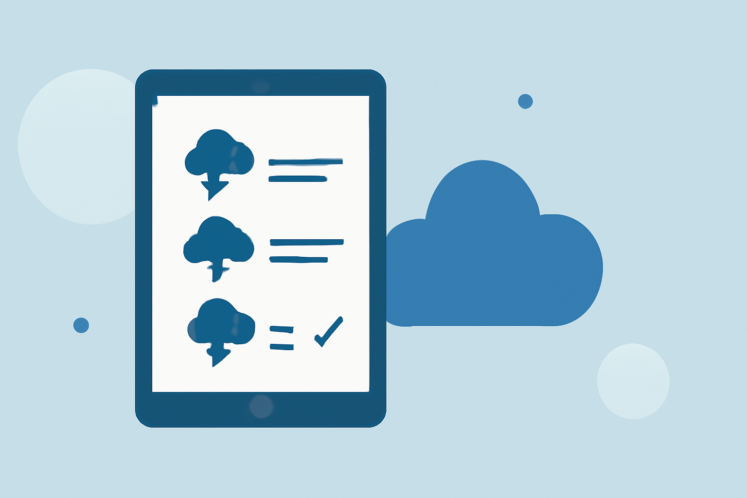 Weather Alert Thresholds Checklist on iPad