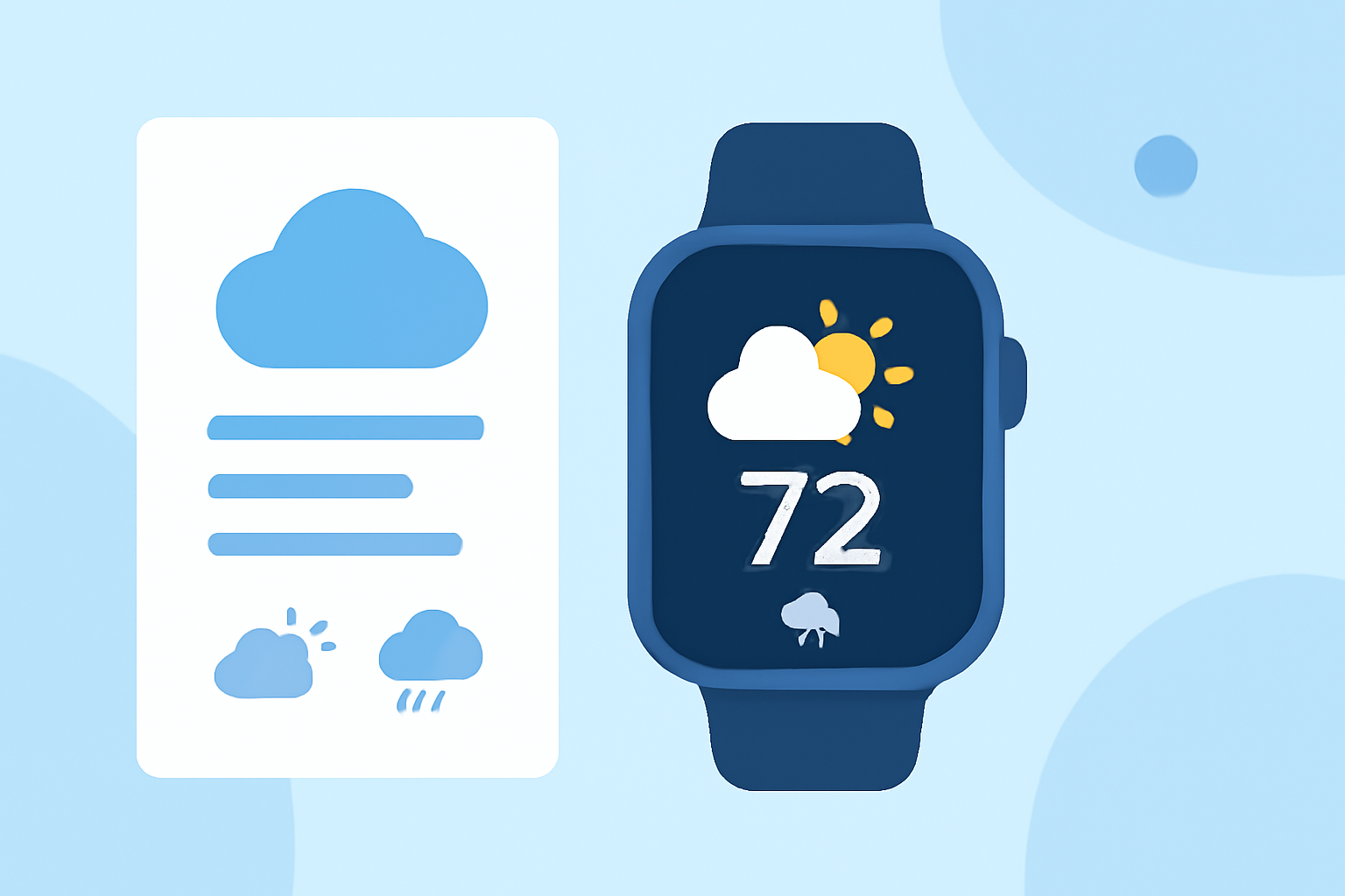 Your Next-Day Weather Planning Cheat Sheet for Apple Watch