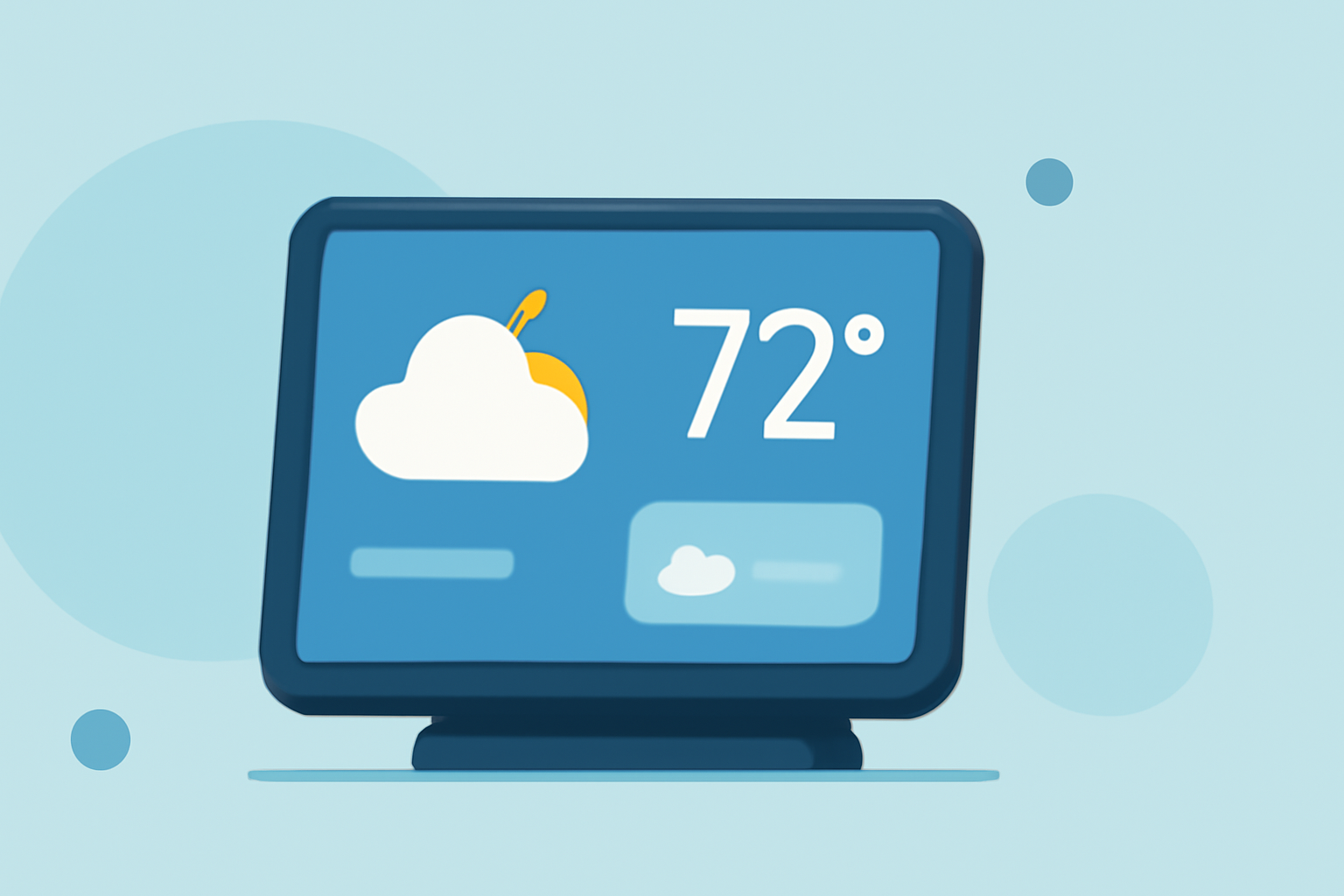 Enhancing Your Smart Display with Glanceable Weather Widgets