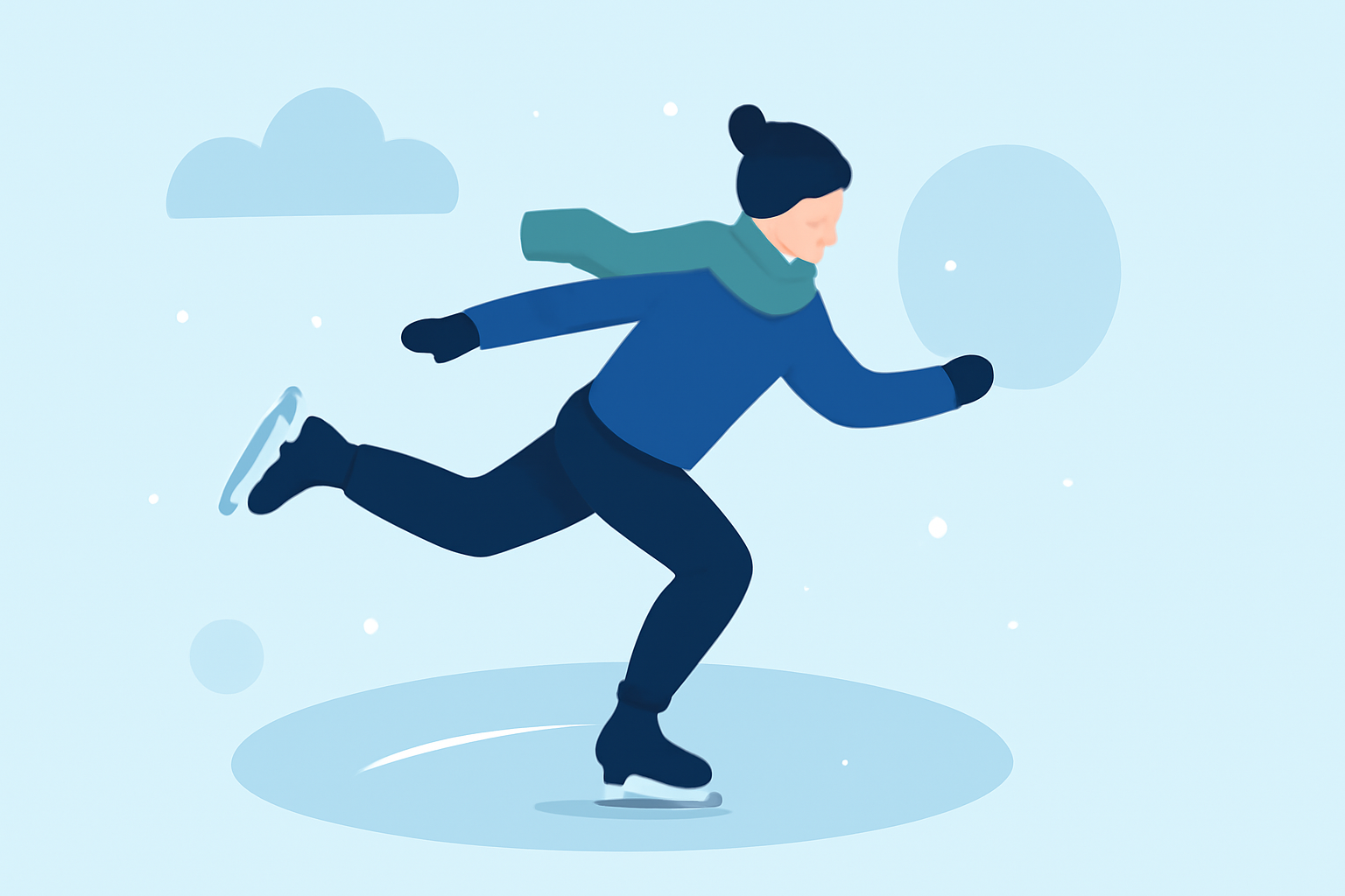 Optimal Weather Conditions for Ice Skating Tricks During Severe Weather