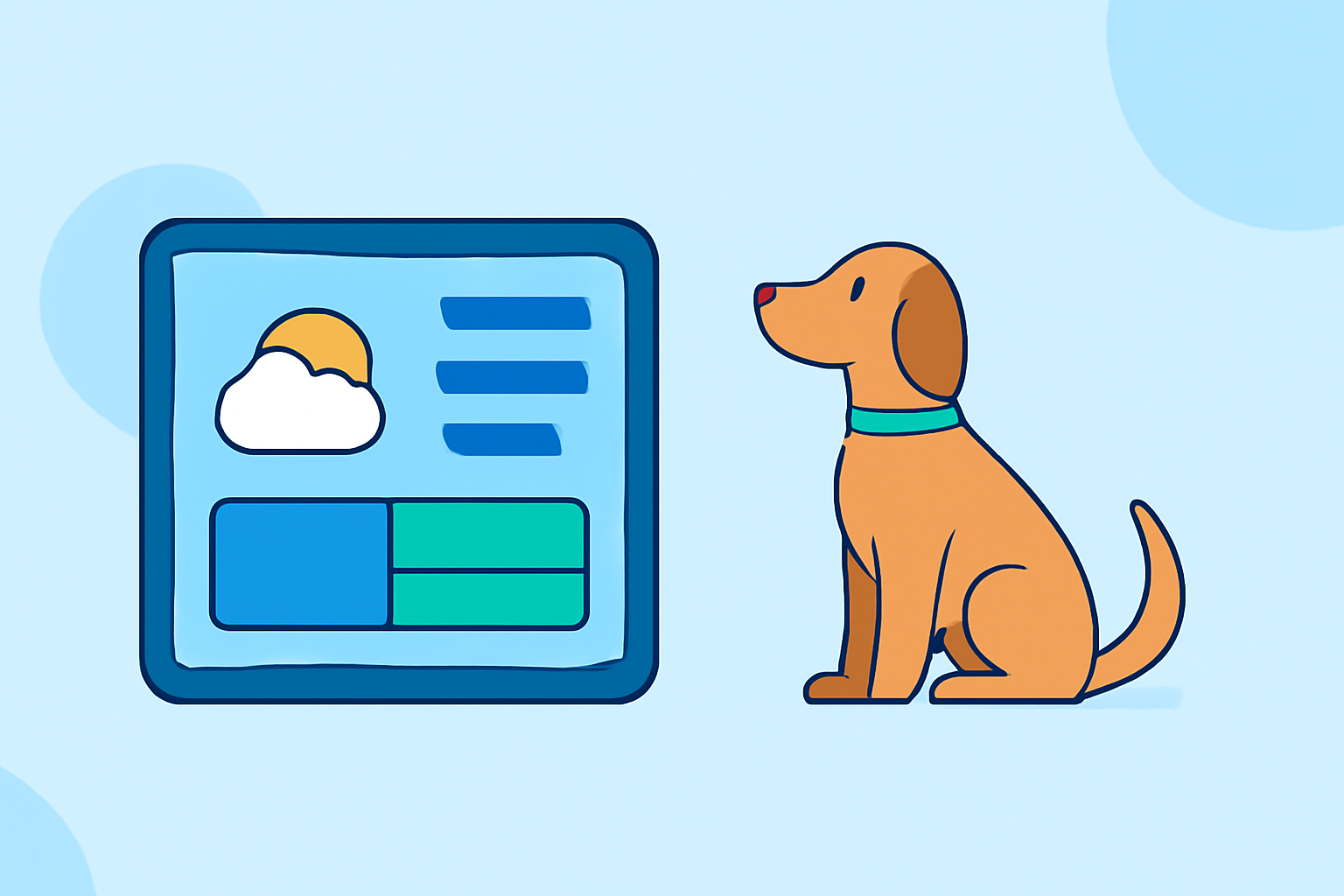 Enhancing Pet Care with Weather Smart-Stack Widgets