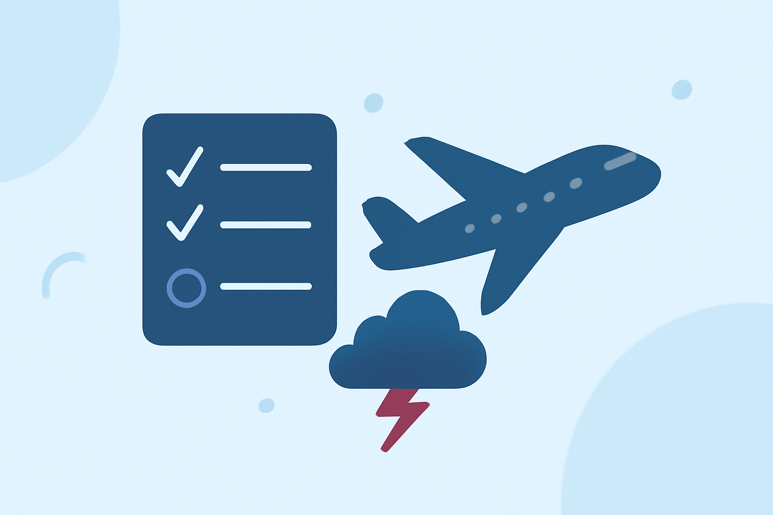 Turbulence Near Thunderstorms: Essential Checklist for Travelers