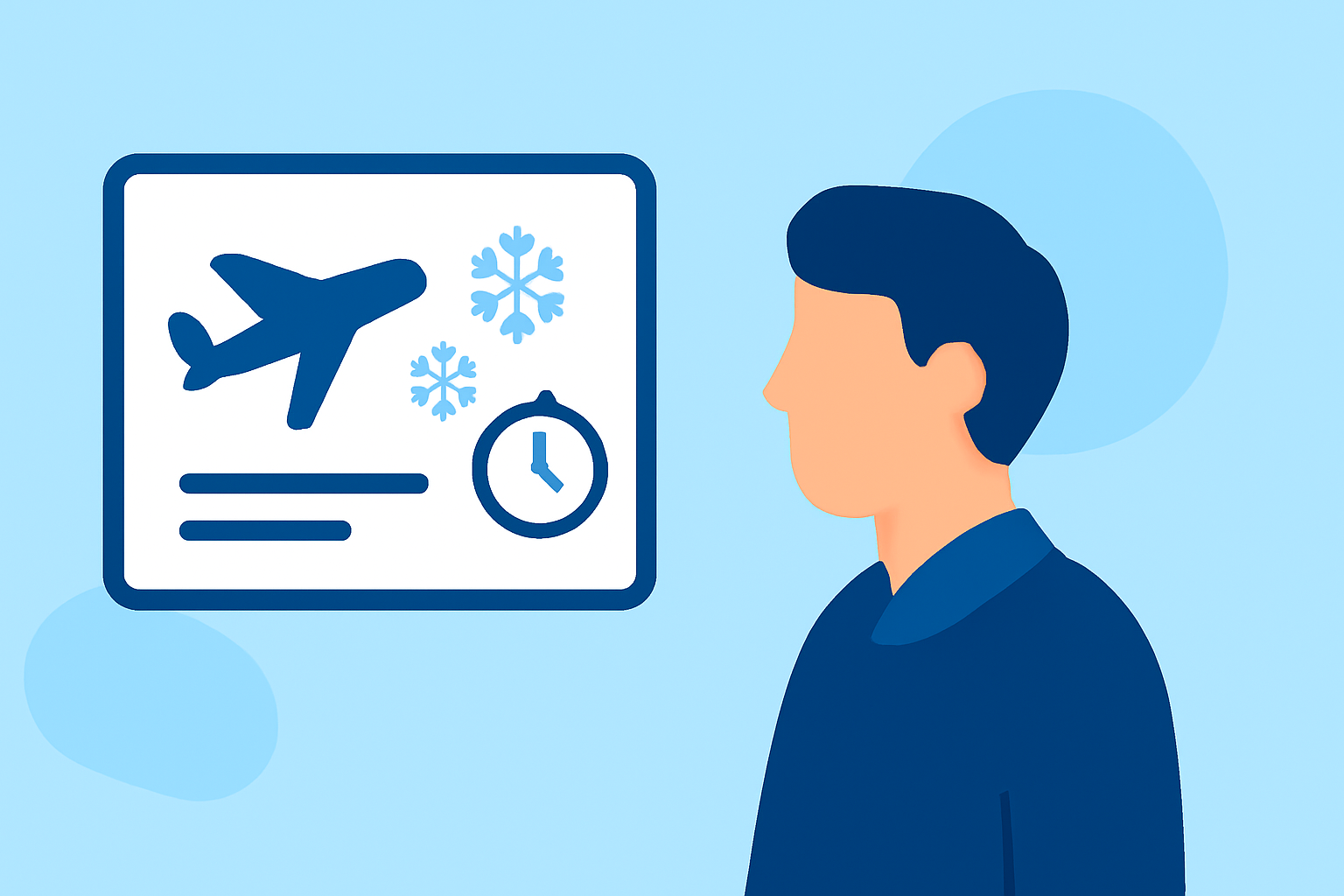 Navigating Snow-Related Flight Delays: A Traveler's Guide