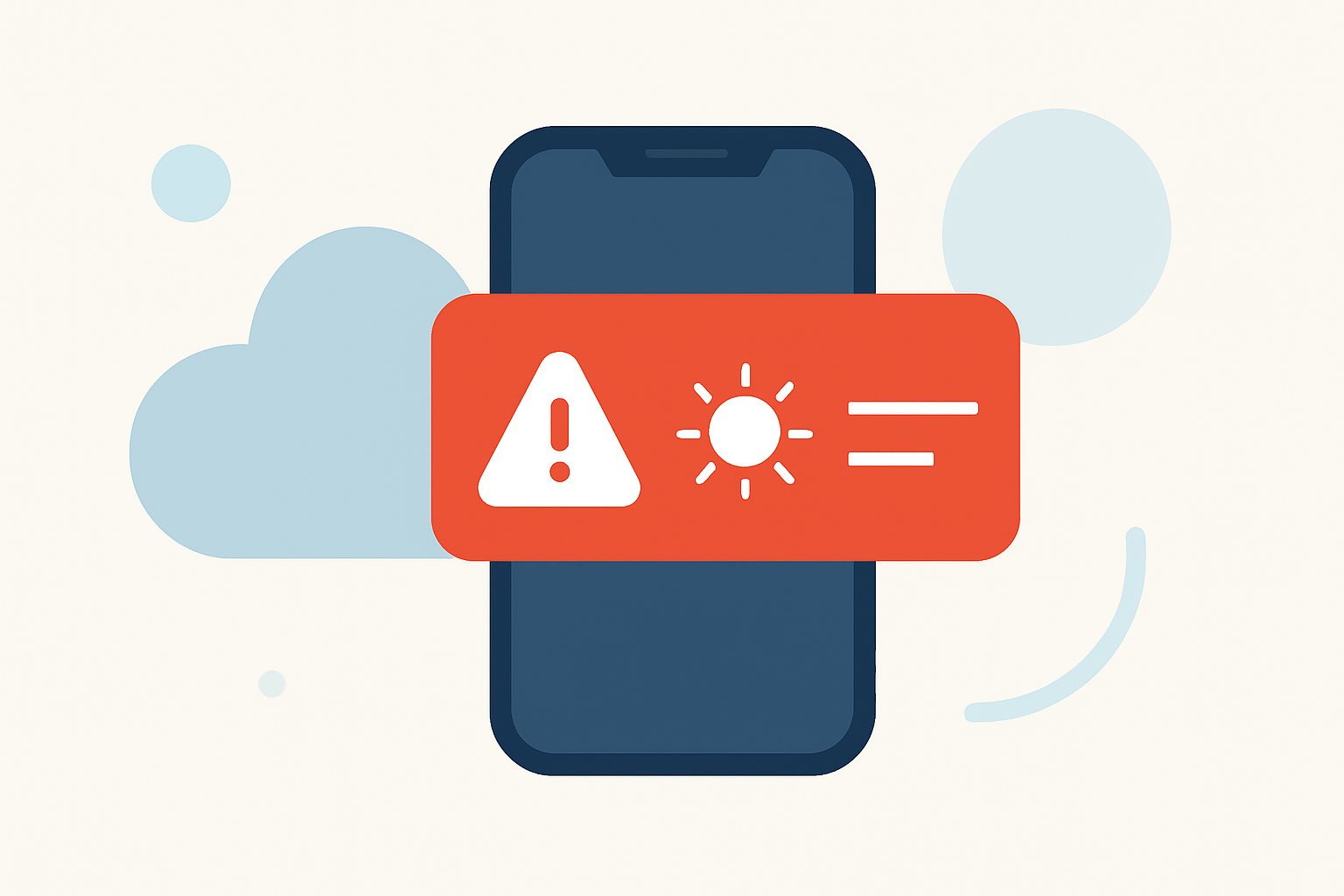 Stay Alert: Quick Weather Lock-Screen Notifications During Heat Waves