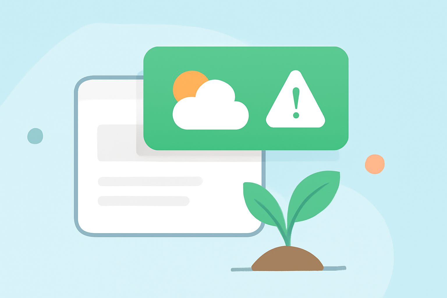 An Introduction to Weather Notification Banners for Gardeners