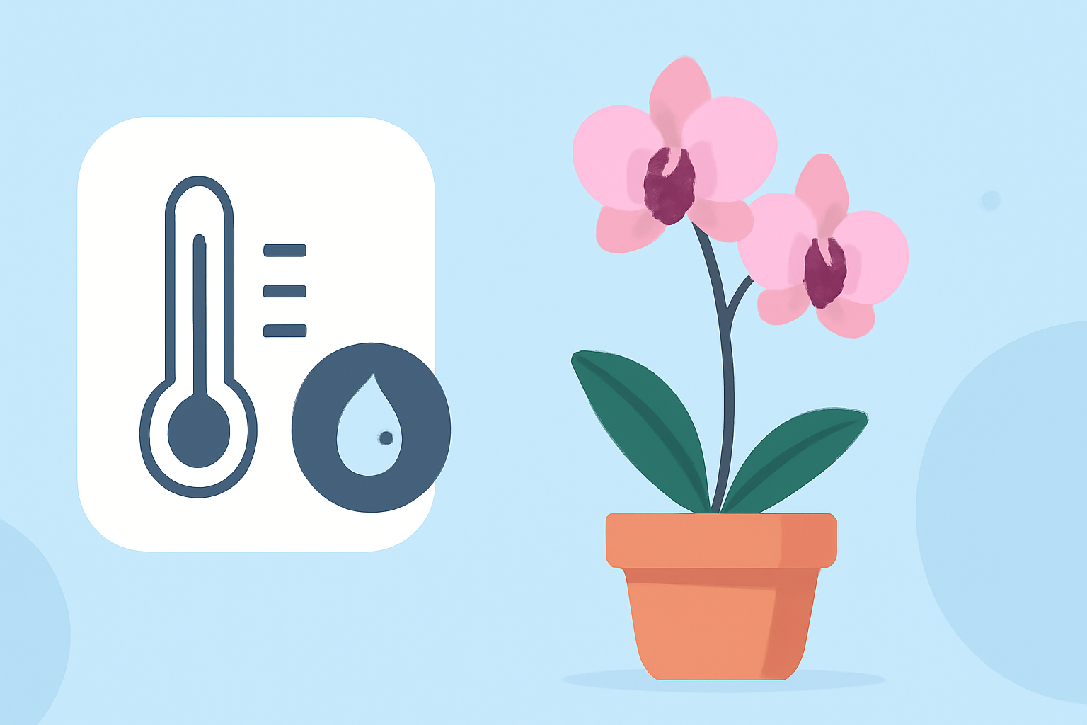 Optimal Temperature and Humidity for Orchid Growth
