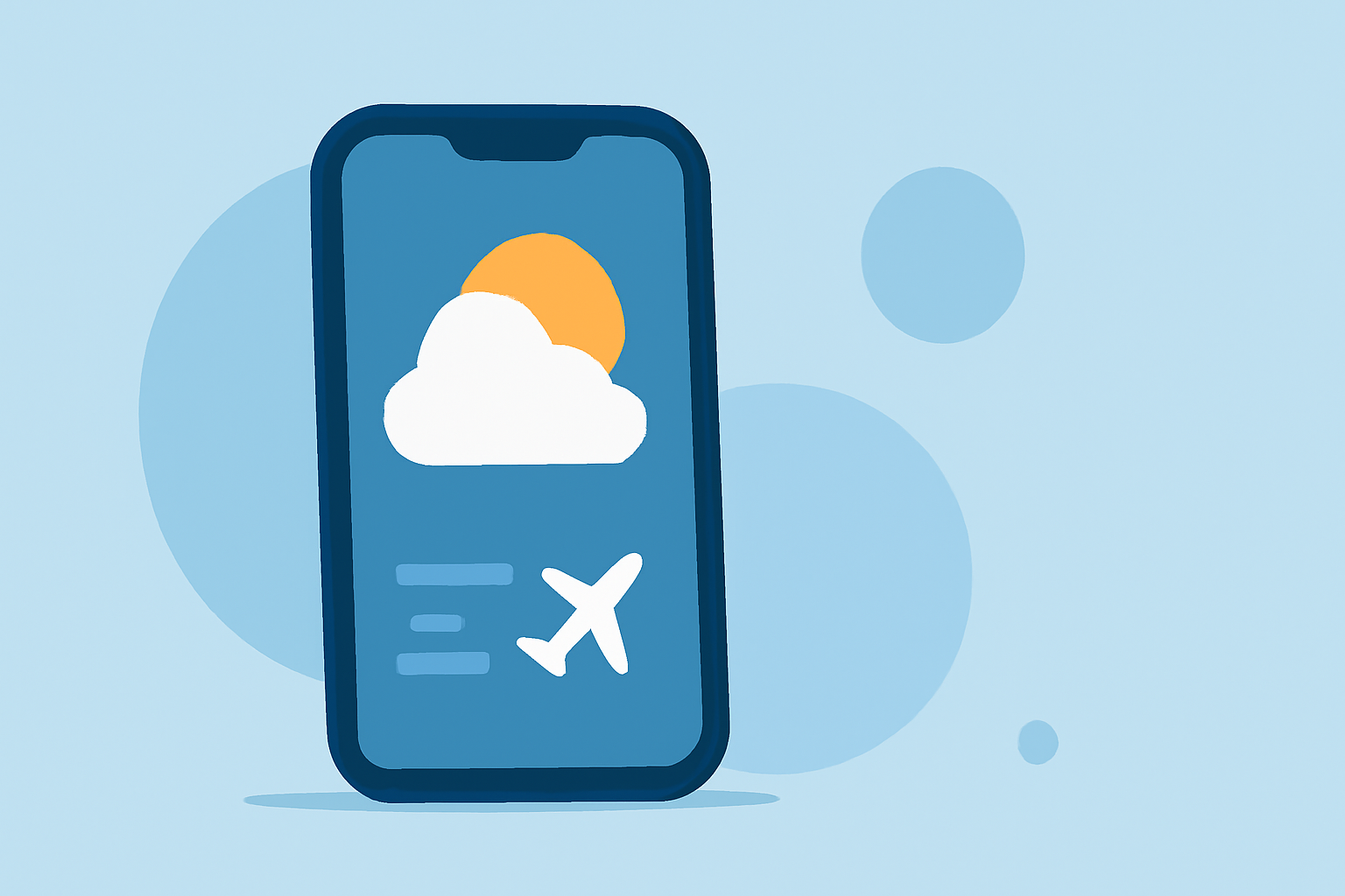 Your Go-To Mobile Weather for Departures
