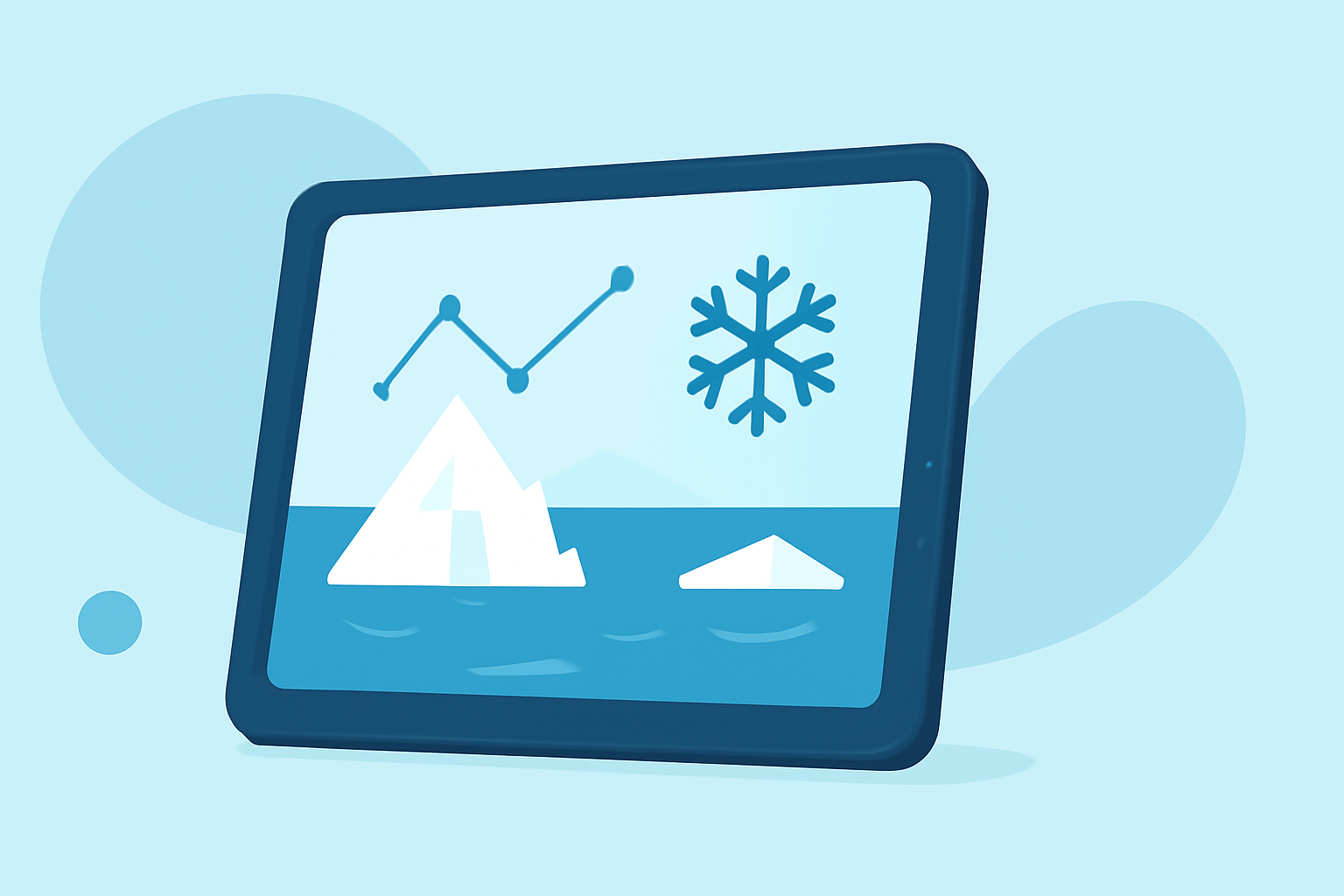 Your Guide to Arctic Climate Trends on a Tablet