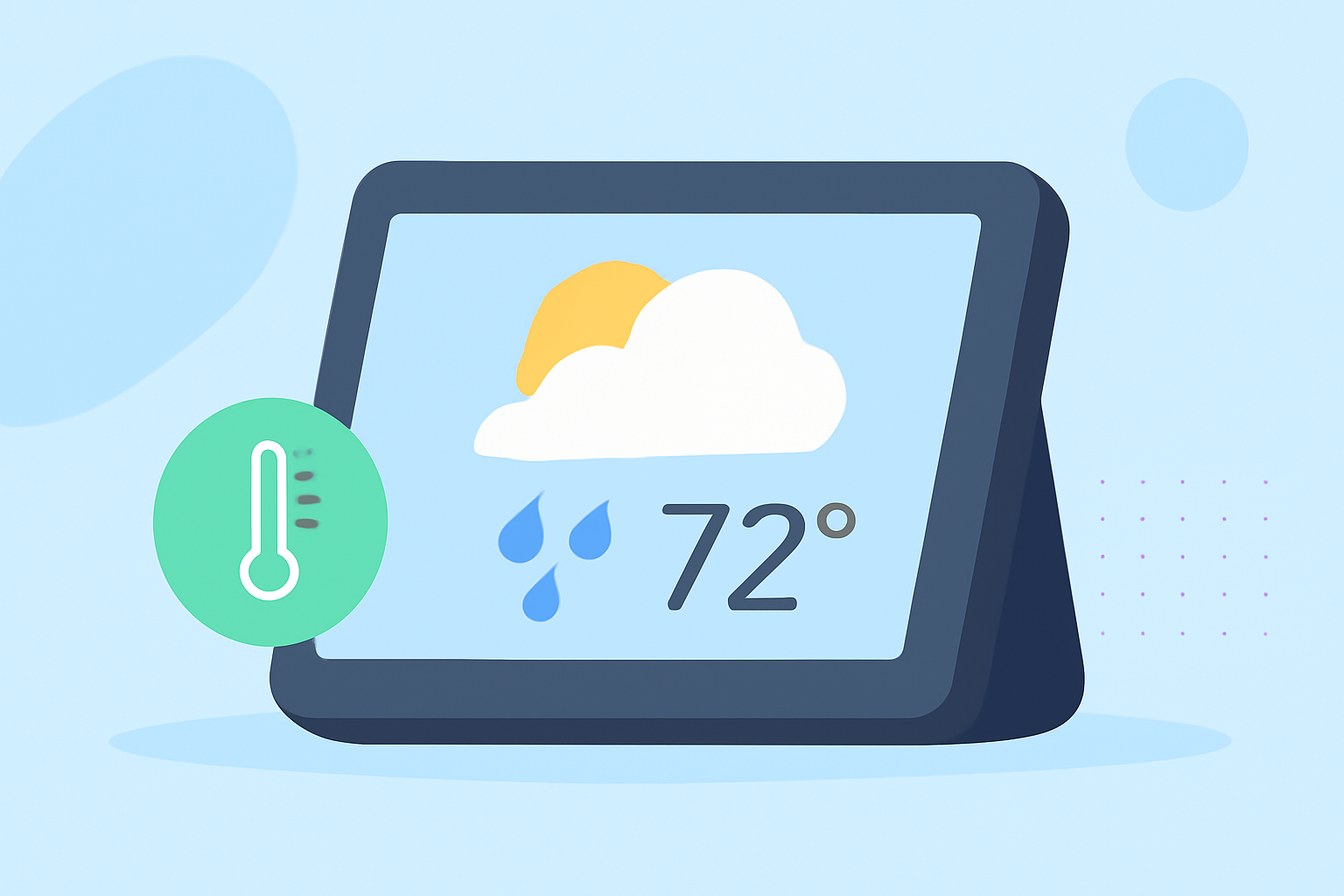 An Introduction to Weather for Outdoor Parties on a Smart Display