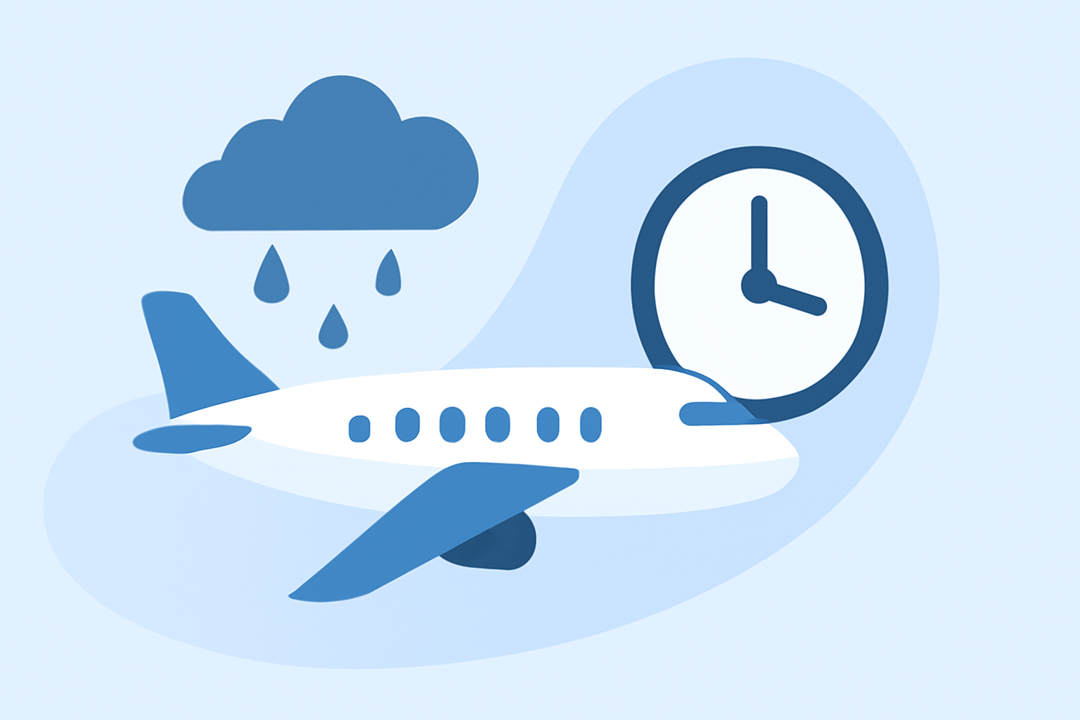 Rain Delays for Flights Explained