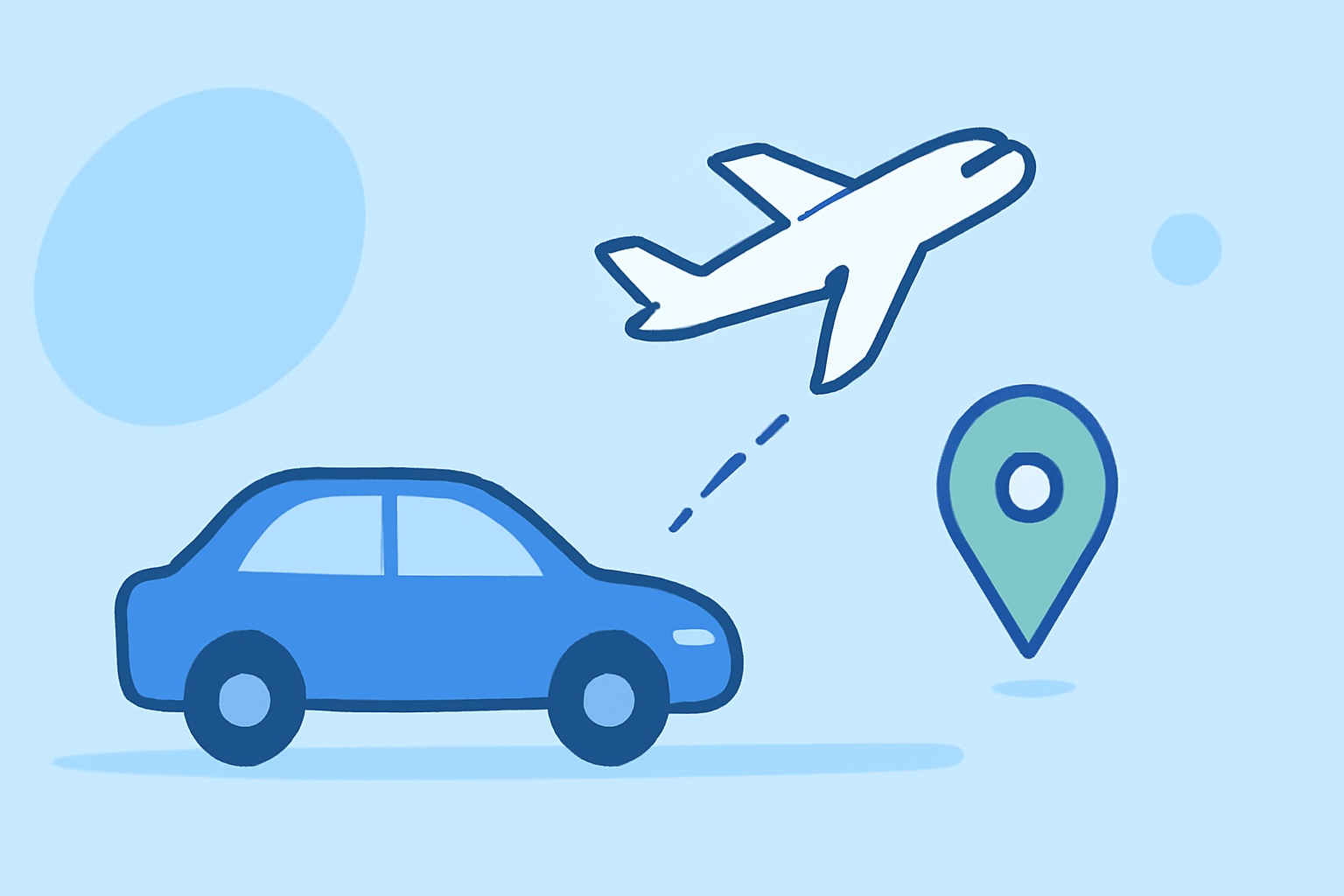 Fair-Weather Travel Planning Guide for Road-and-Air Trips