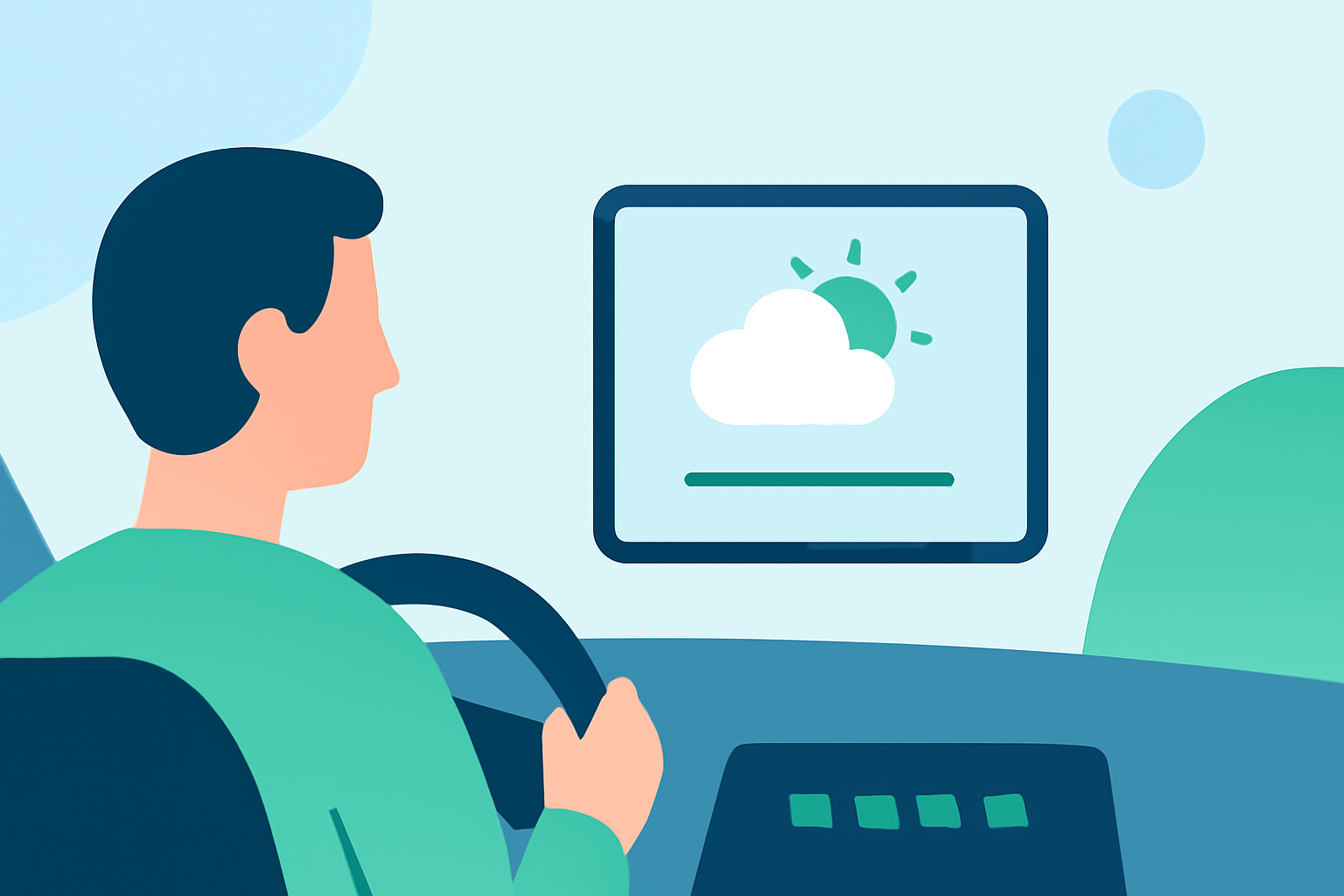 Getting Started with Spring Weather Outlook in the Car