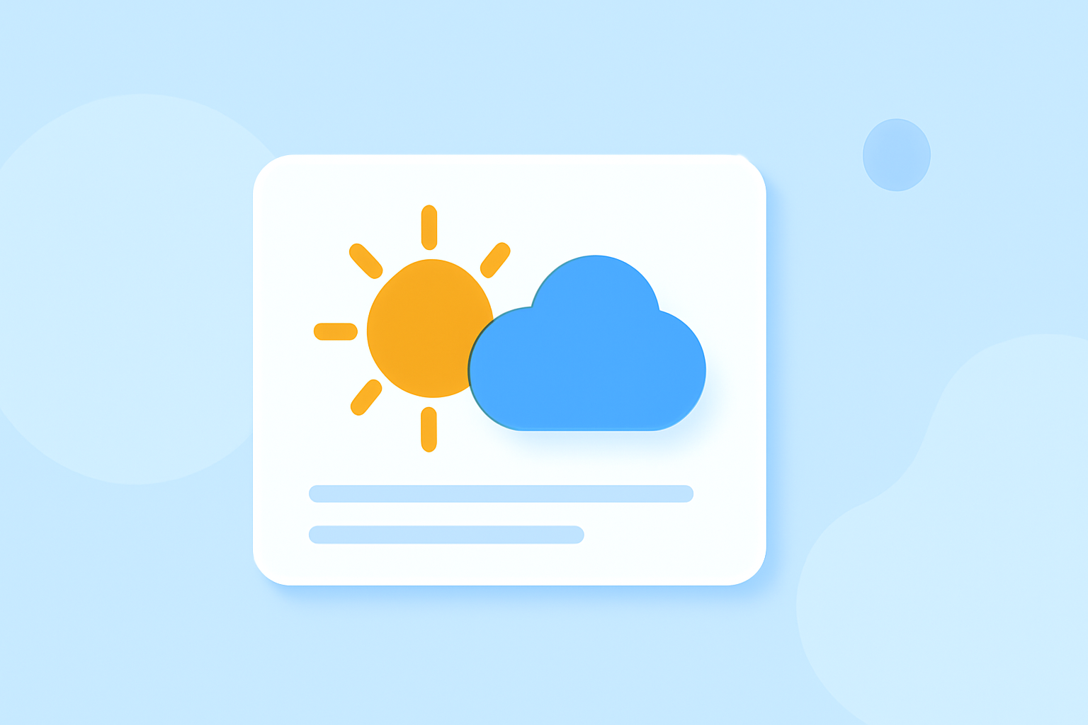 Weather Stack Widgets Examples