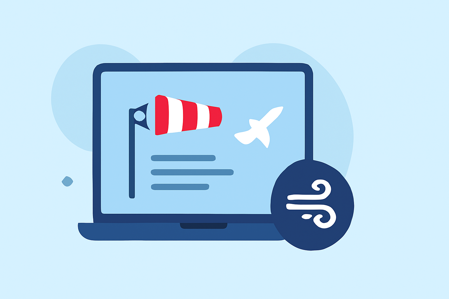 Understanding Wind Conditions at Airports on the Go