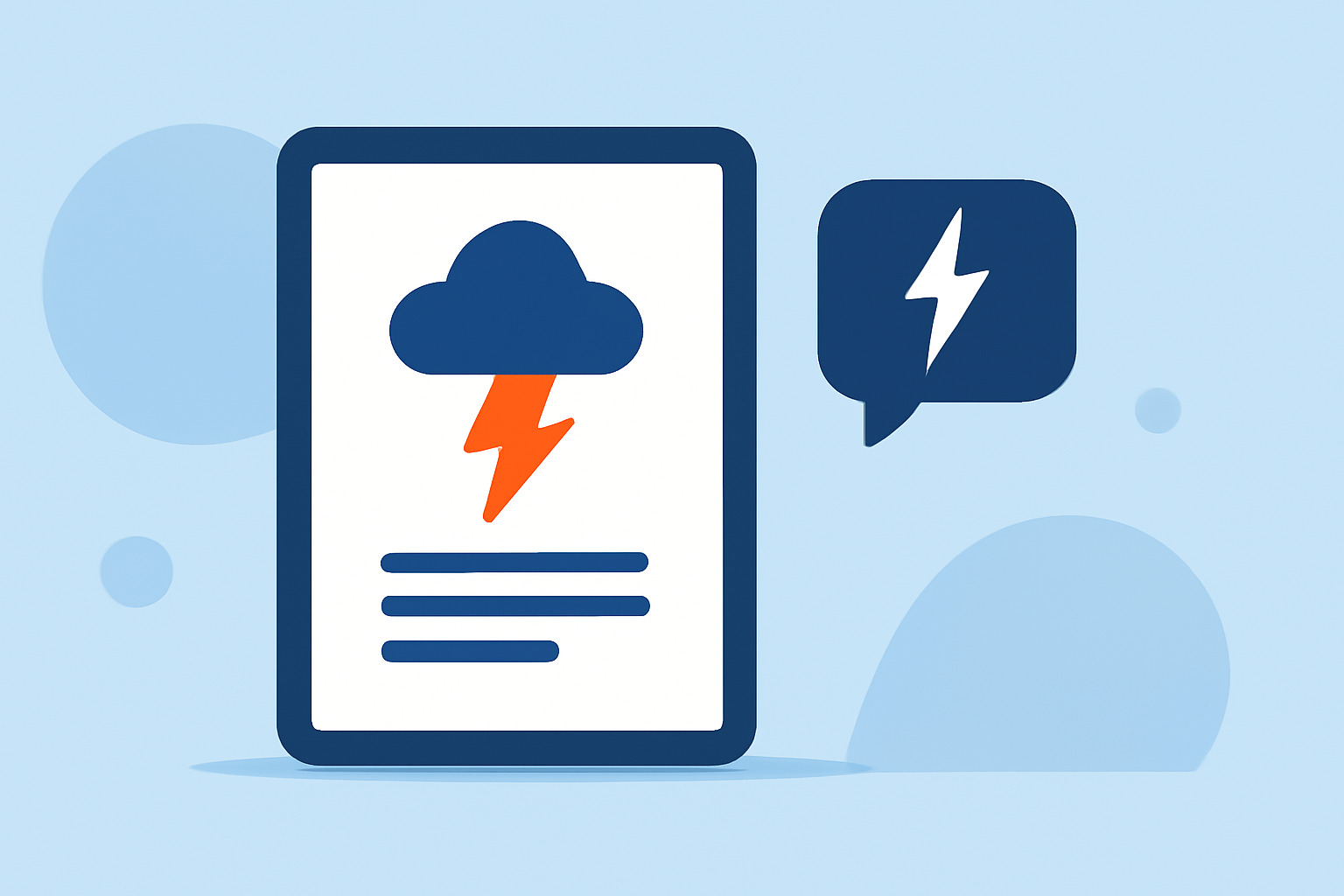 Creating a Thunderstorm Basics Cheat Sheet for Tablets
