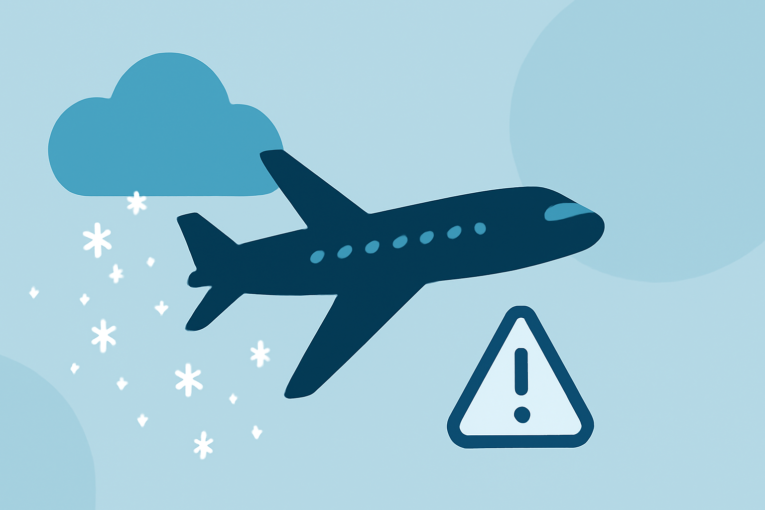Understanding and Mitigating Snow-Induced Flight Delays