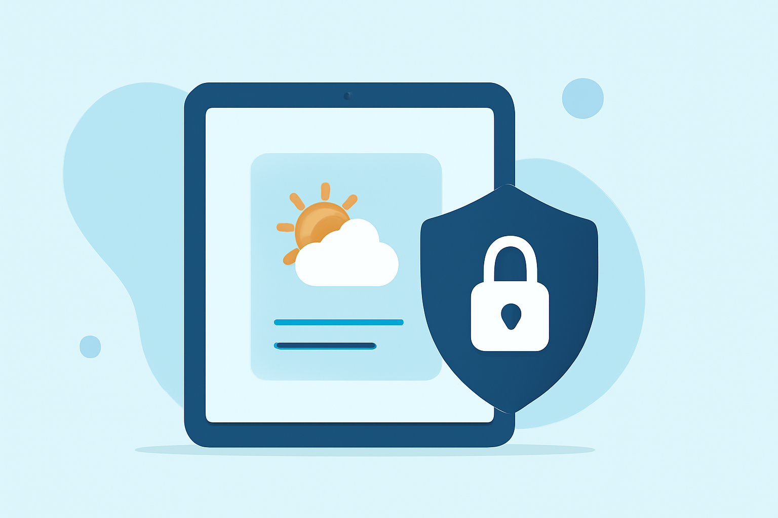 Ensuring Privacy with Weather Widgets on Your iPad