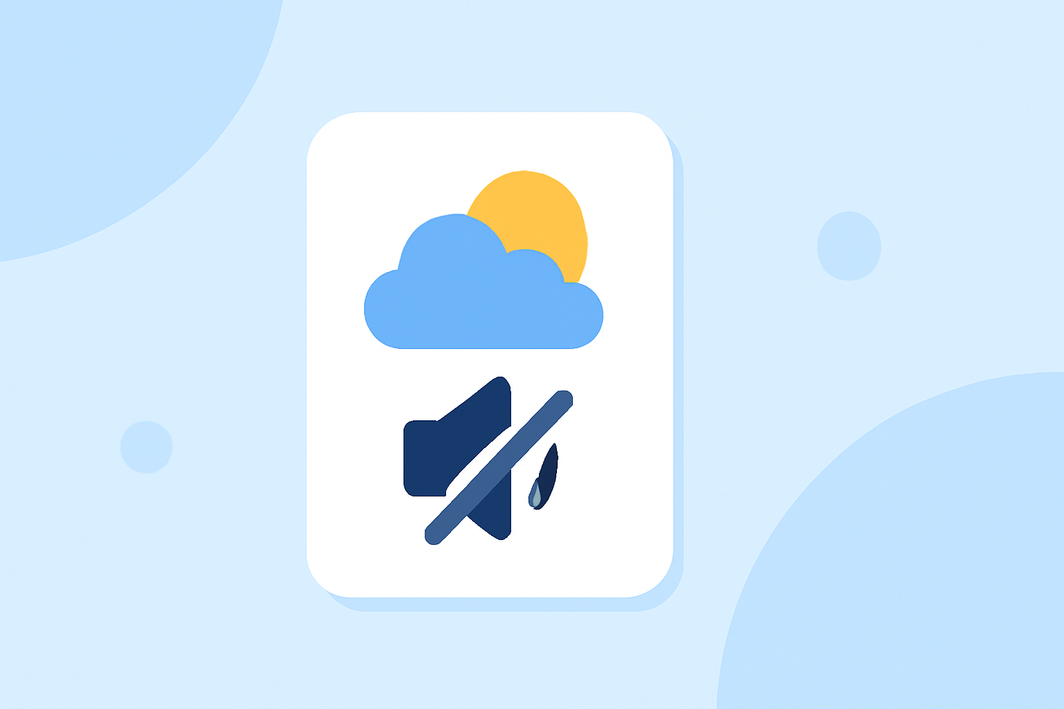Quick Weather Notification Silencing Without Prior Experience