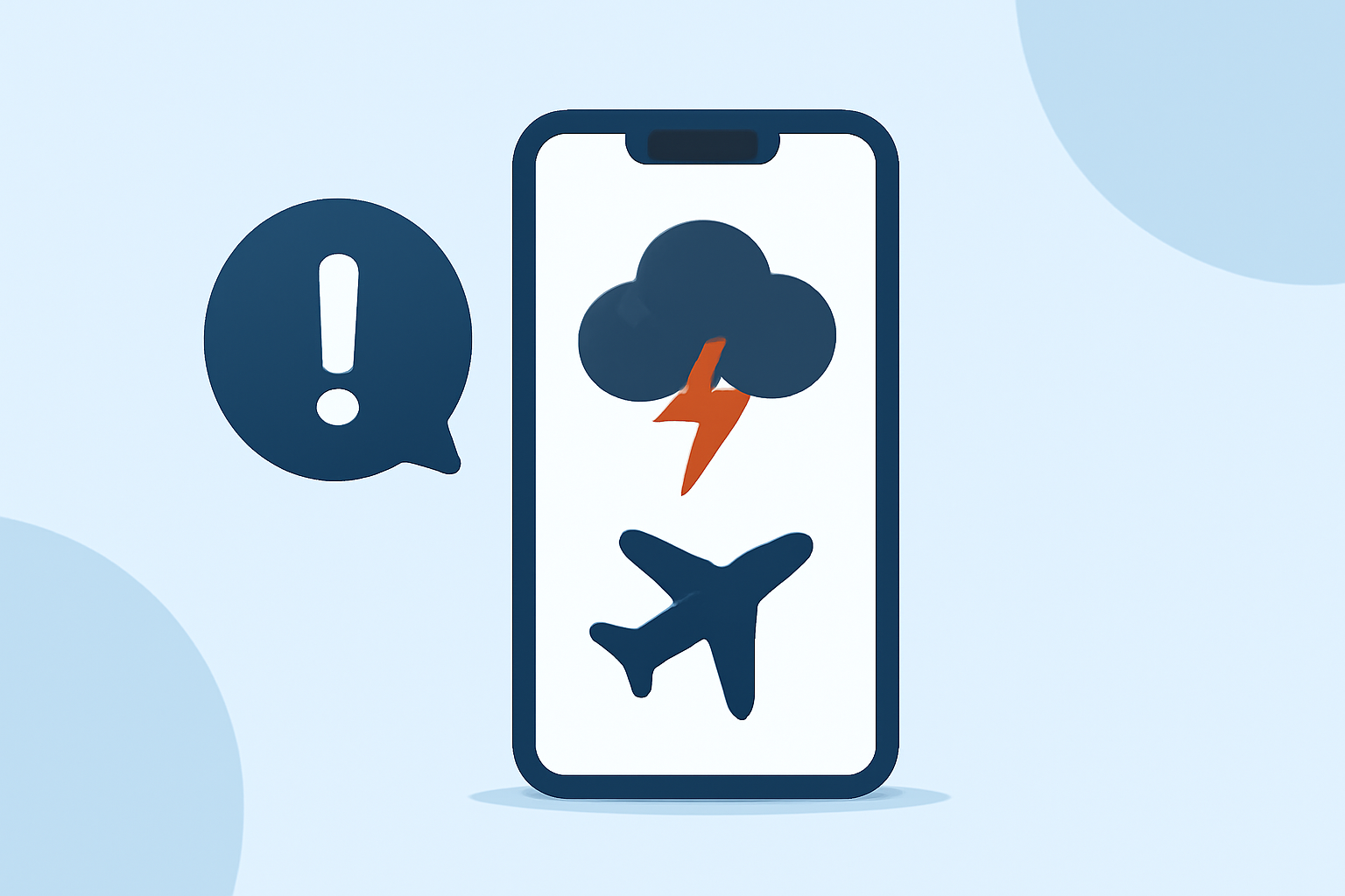 What to Do When a Storm Grounds Flights: A Guide for iPhone Users