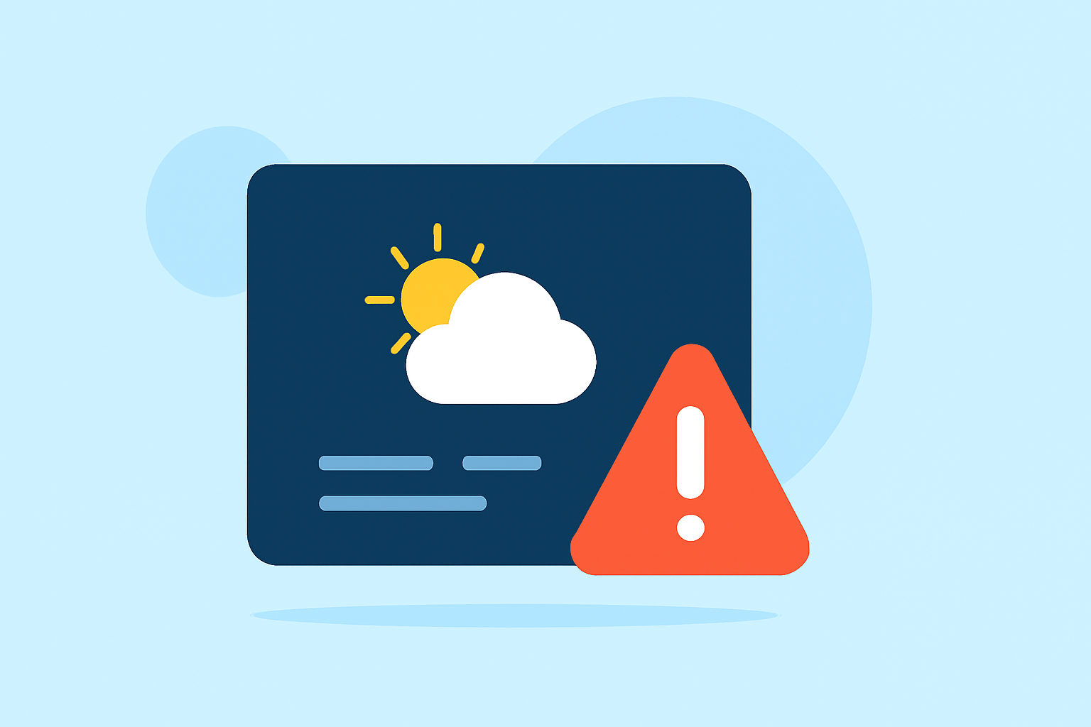 Common Weather Widget Troubleshooting Tips