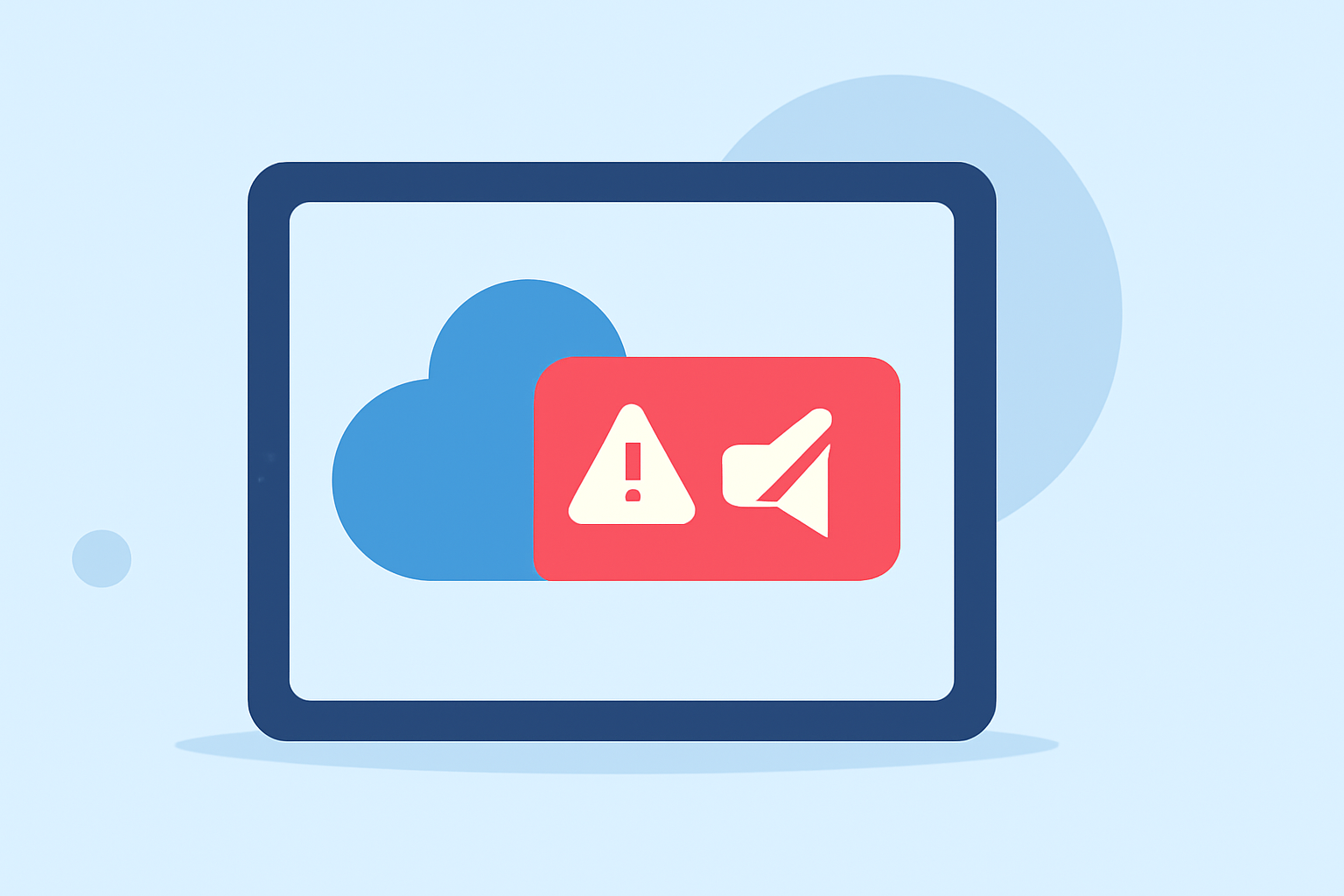 Easy Weather Alert Silencing on a Tablet