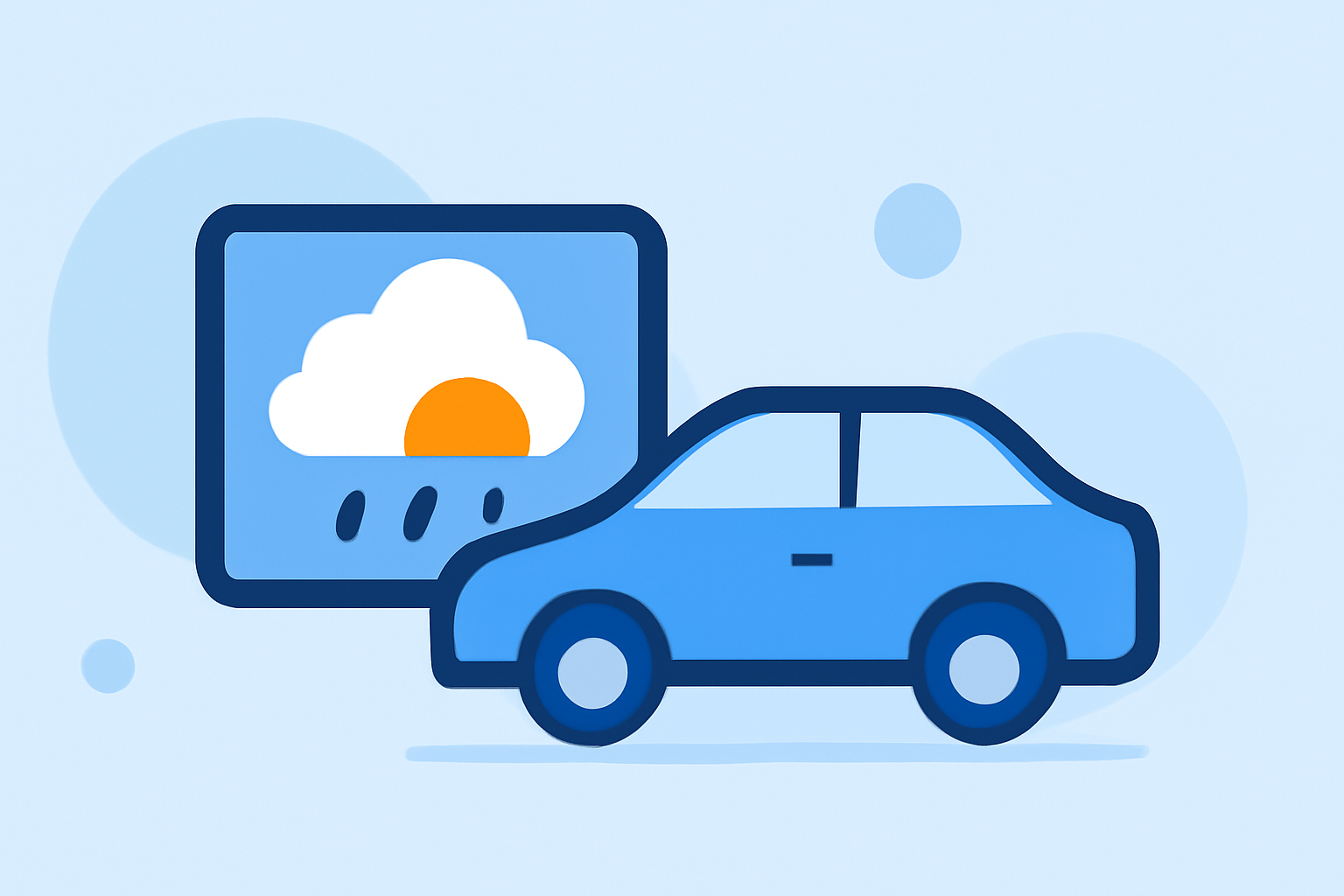 Quick Weather for Outdoor Camping in Your Car