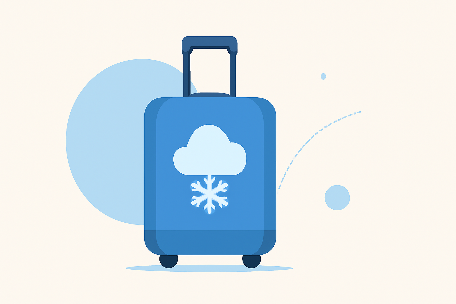 Easy Weather-Aware Luggage for Winter Storms