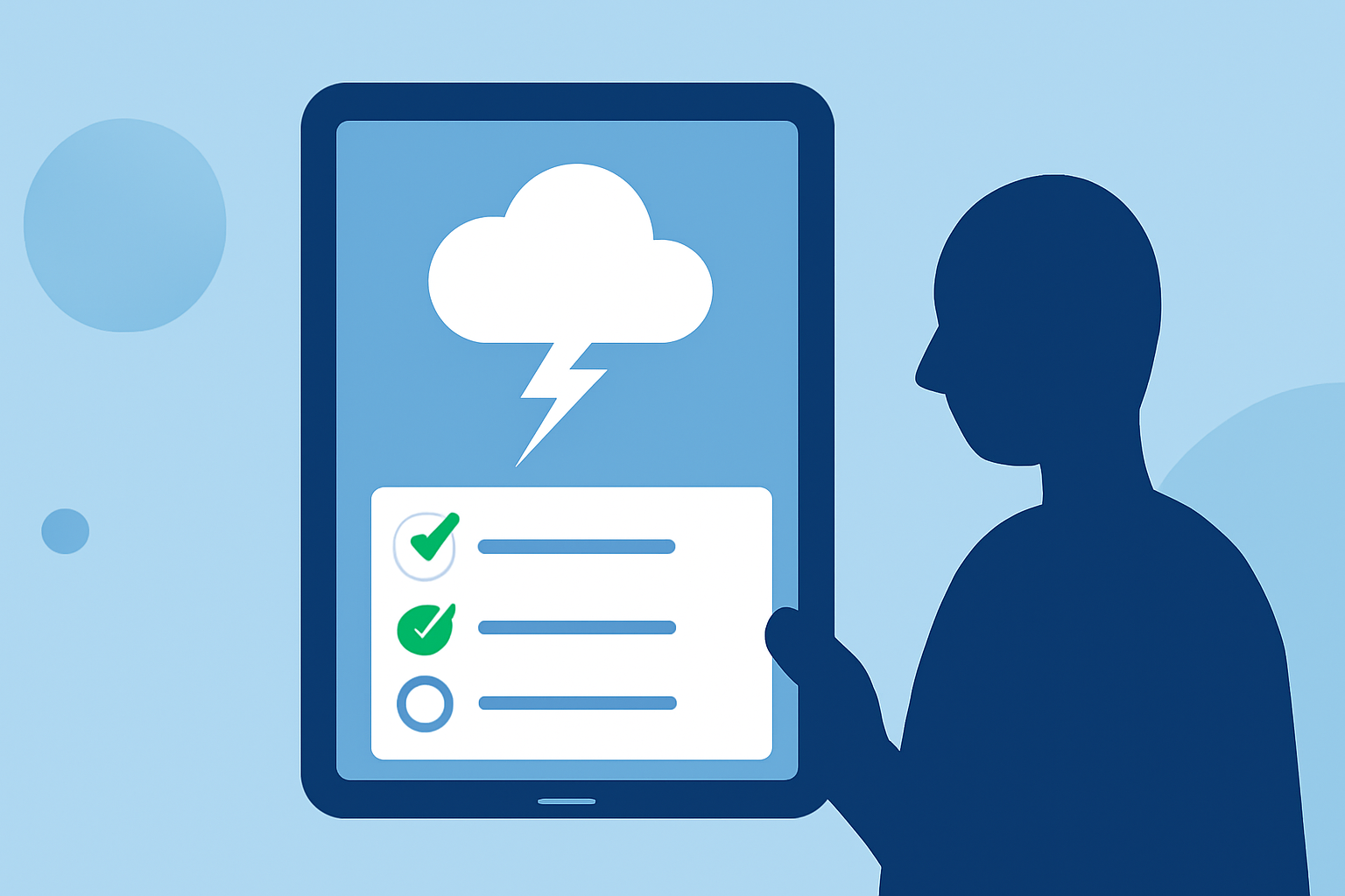 What to Do When a Storm Grounds Flights: A Checklist for iPad Users