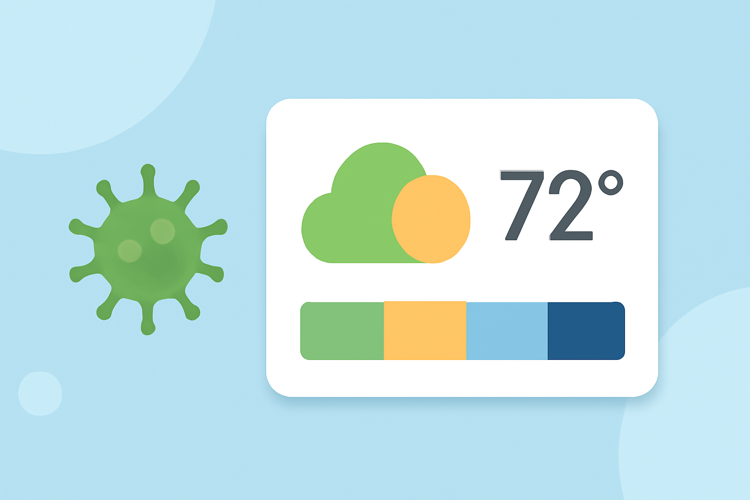 Optimizing Weather Widget Color Themes for Pollen Season